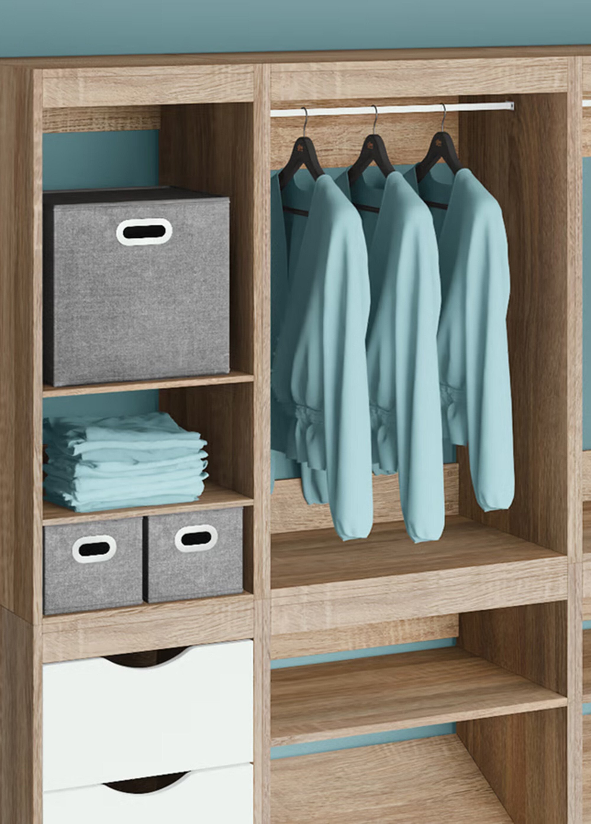 Cintres anti glisse en bois, foncé Noir JJA-151511 SI1