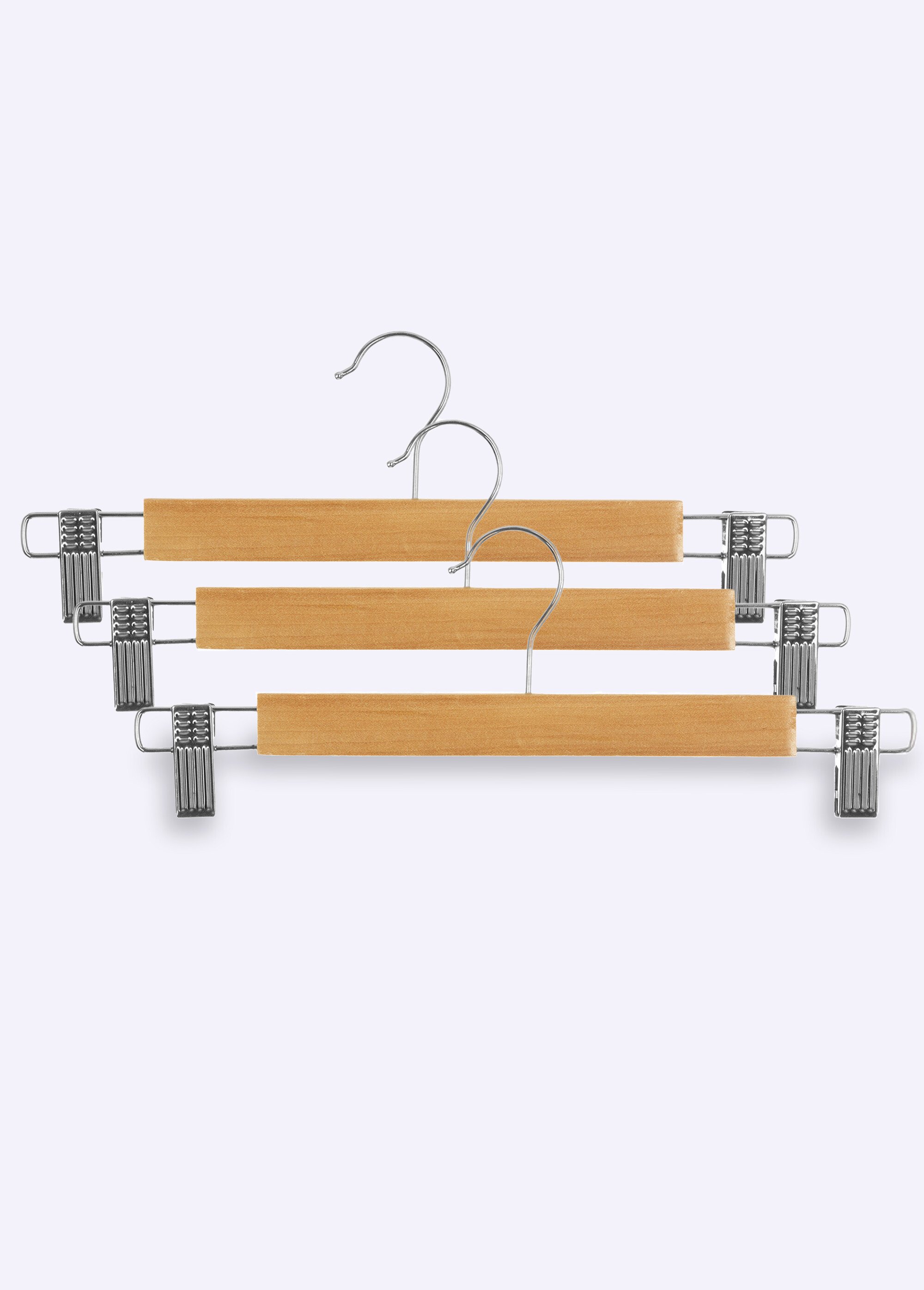 Cintres à pinces métal, en bois BOIS JJA-151518C FA1