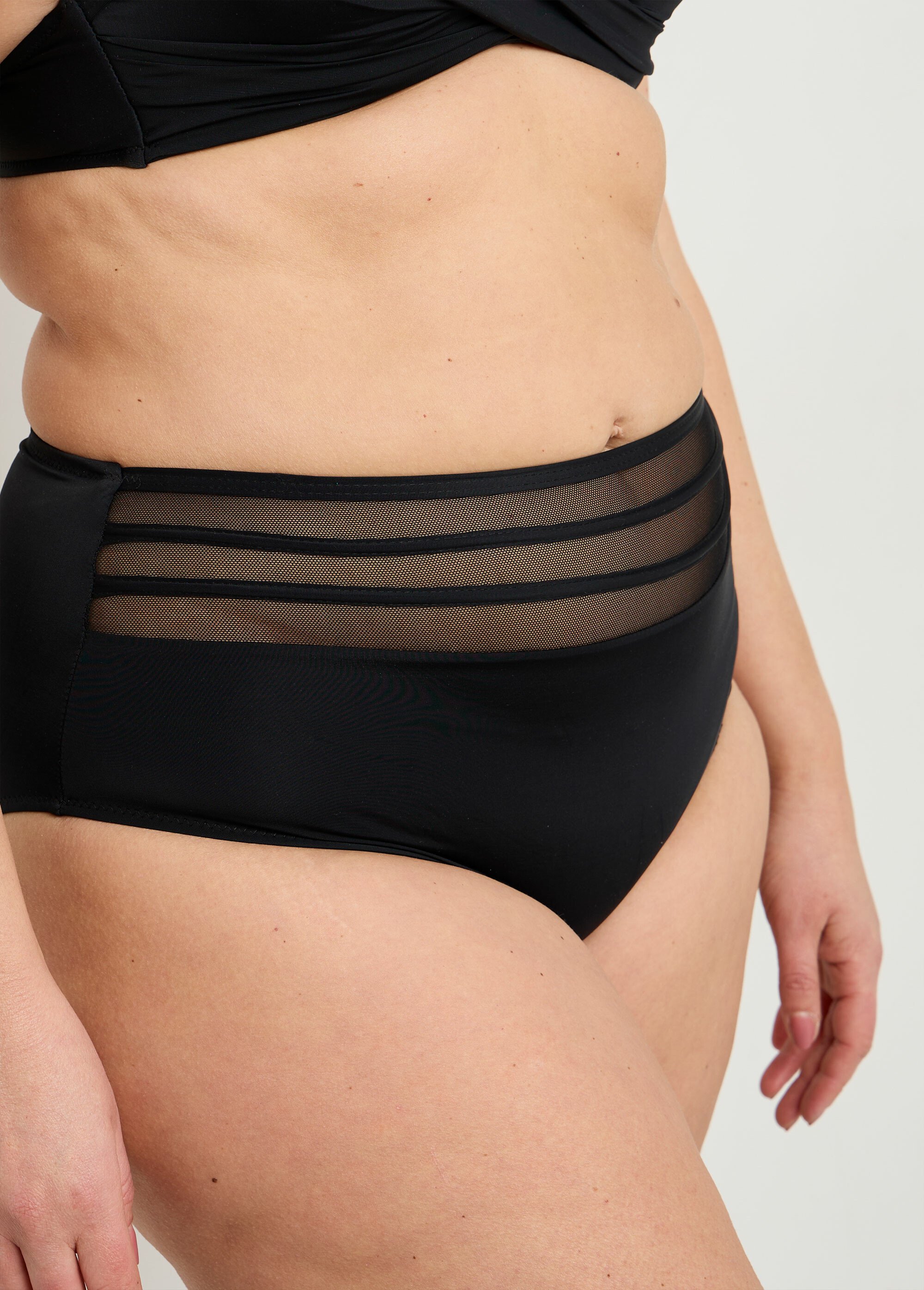 Maillot de bain 2 pièces grande taille Femme Grande Taille Noir SUNVC-2316-MIX DE2