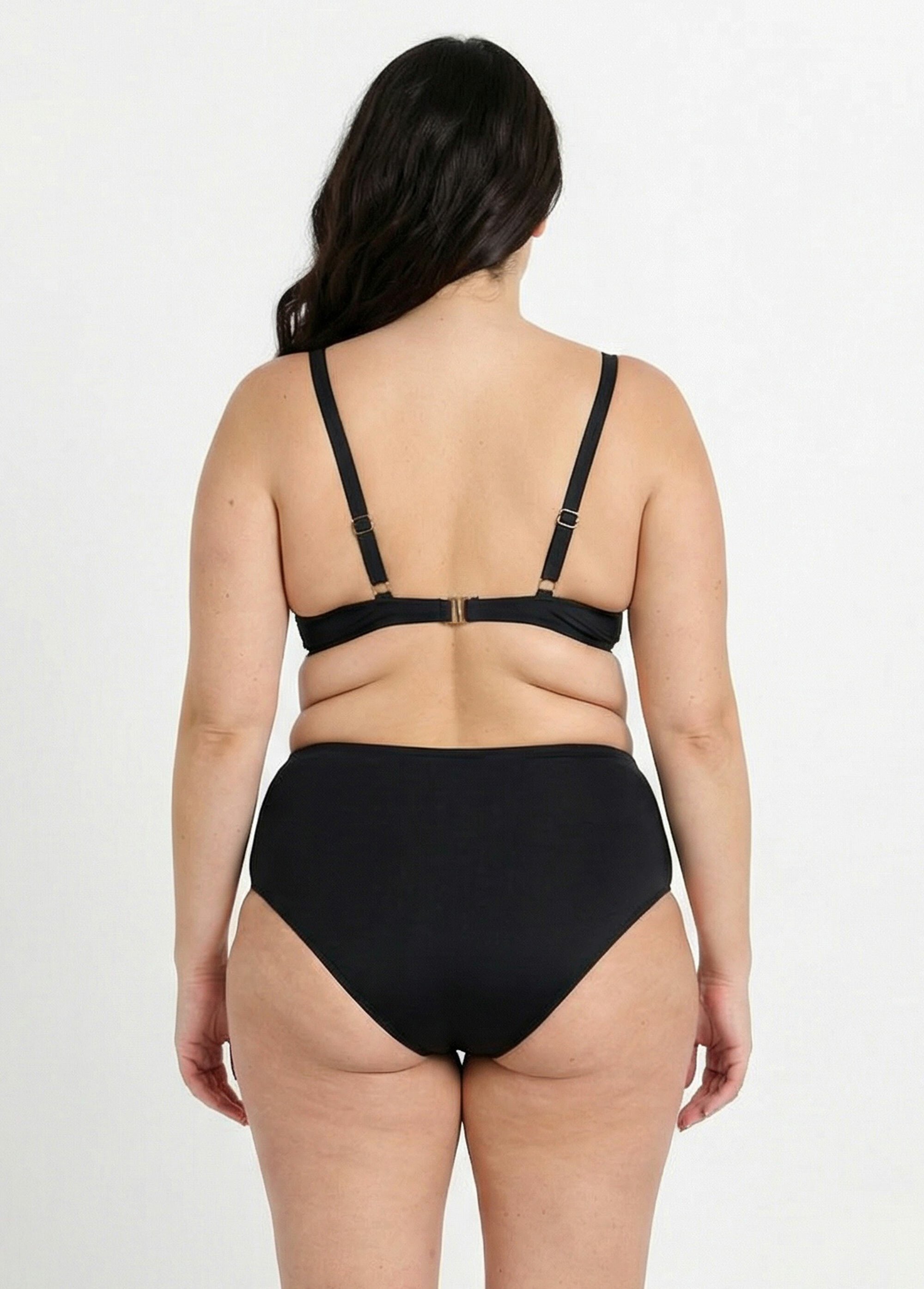 Maillot de bain 2 pièces grande taille Femme Grande Taille Noir SUNVC-2316-MIX DO1