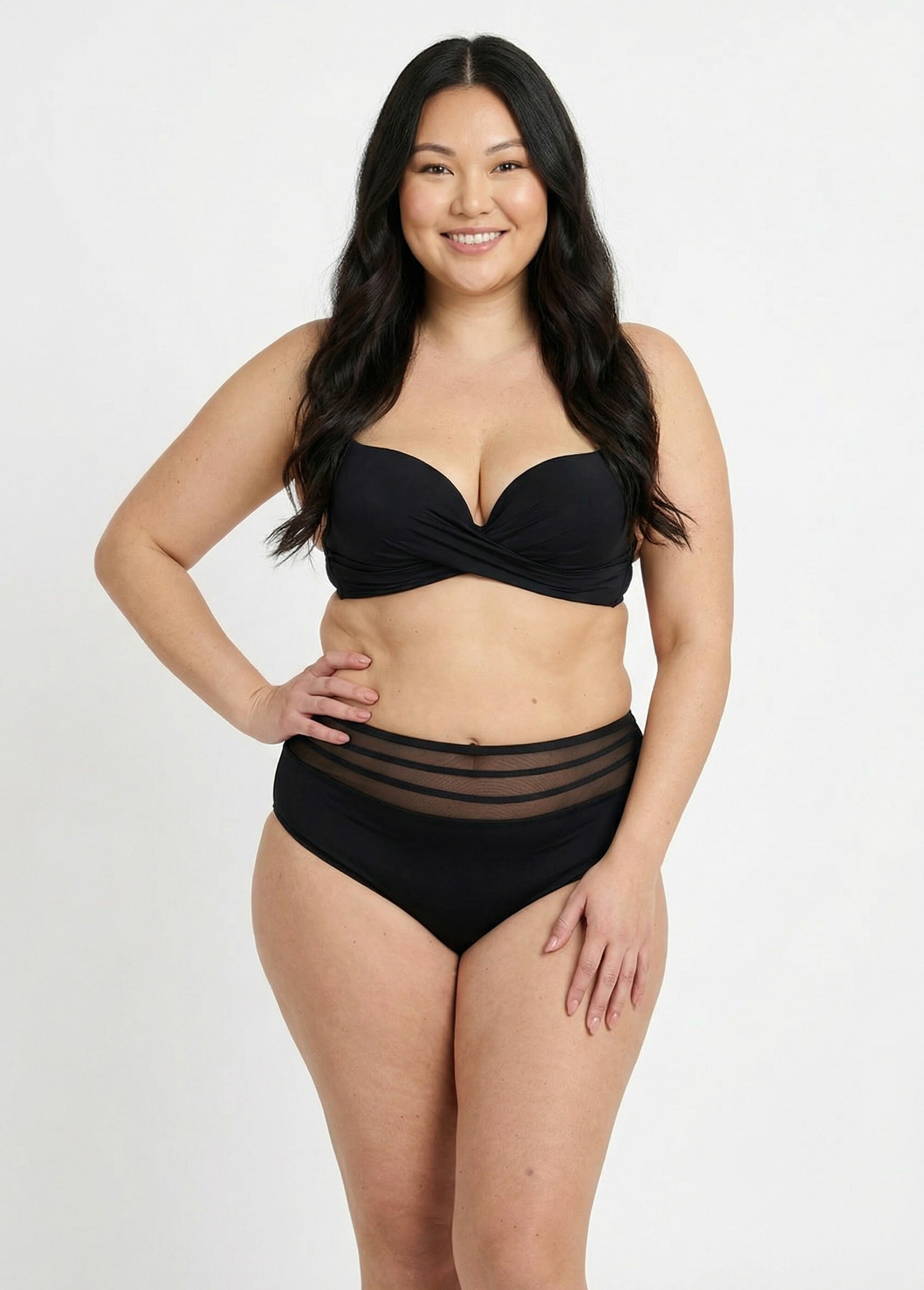Maillot de bain 2 pièces grande taille