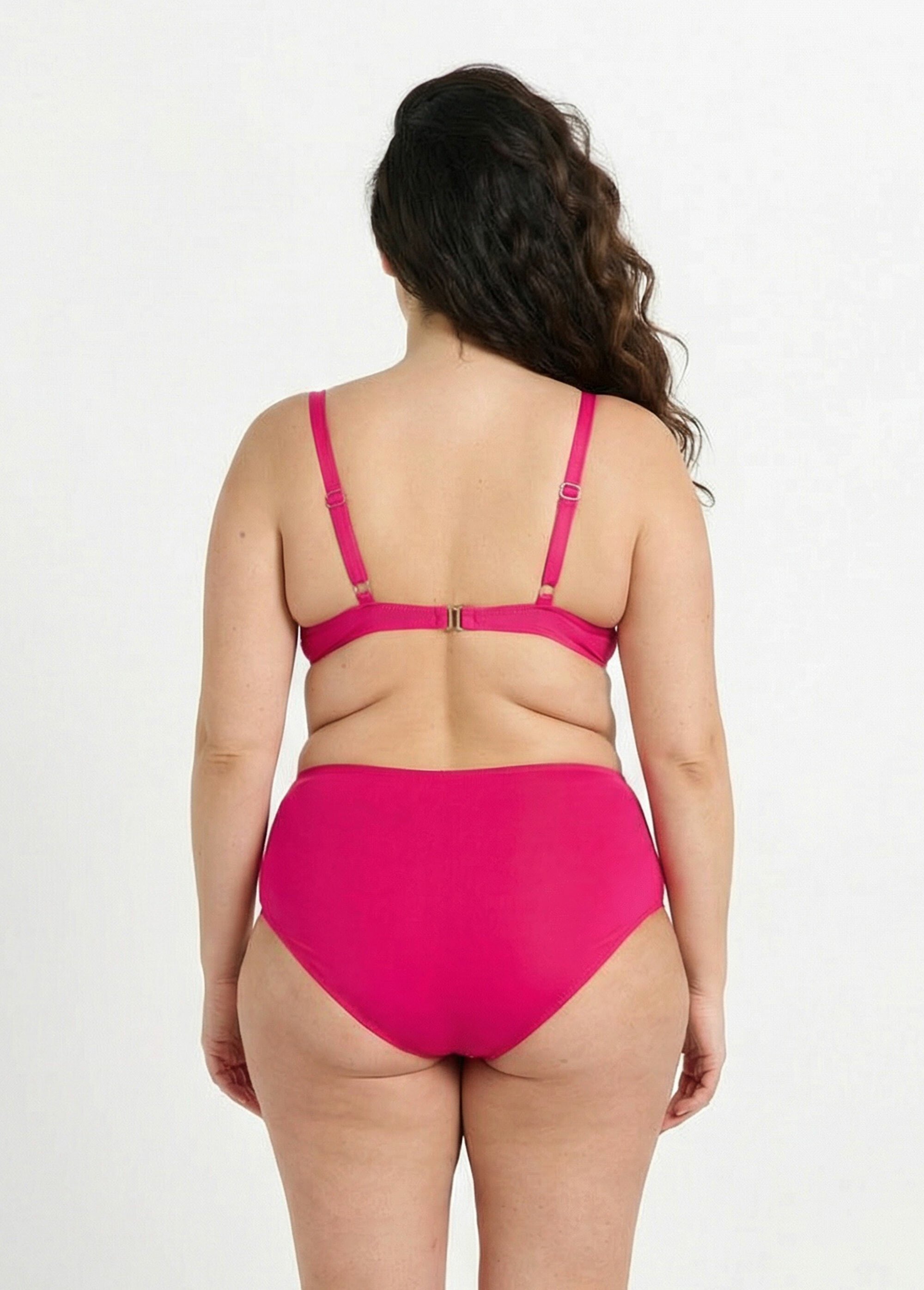 Maillot de bain 2 pièces grande taille Femme Grande Taille Rose SUNVC-2316-MIX DO1