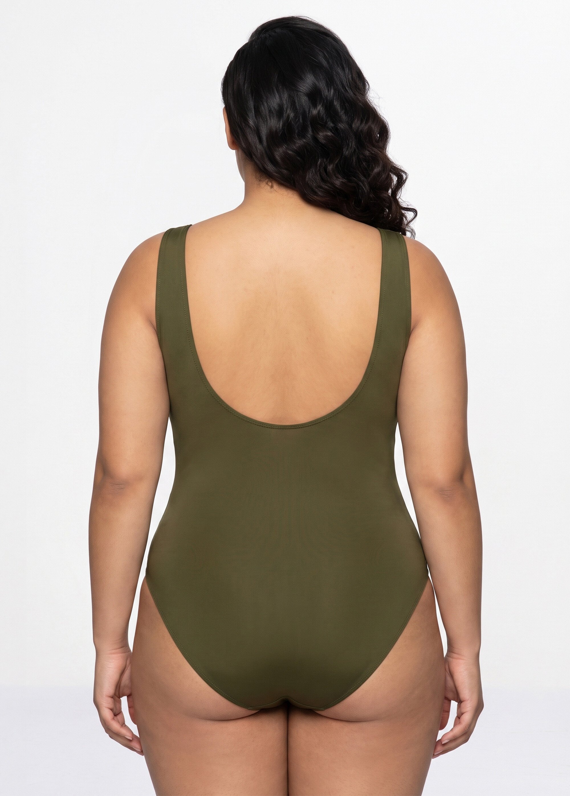 Maillot de bain cache-coeur volanté