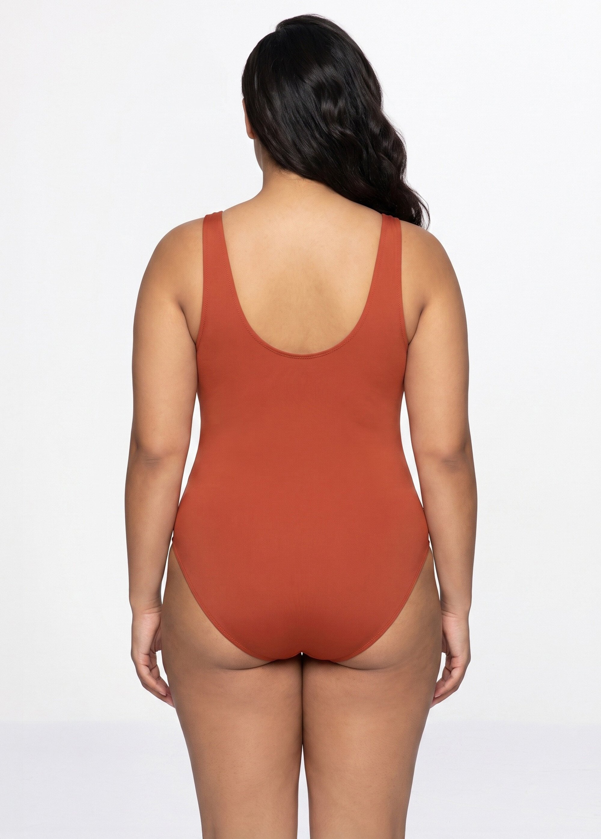 Maillot de bain cache-coeur volanté