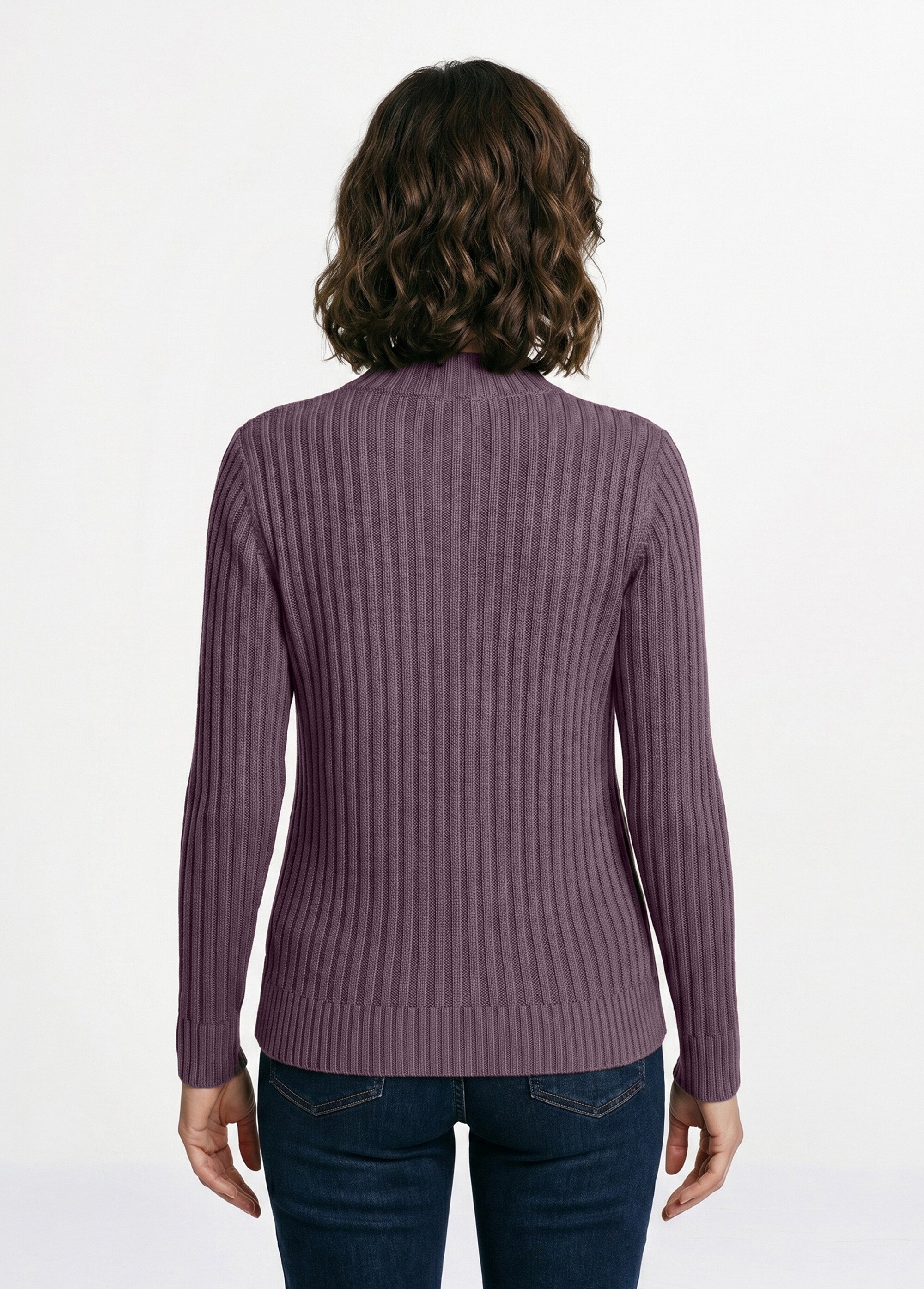 Pull chaud style irlandais col montant