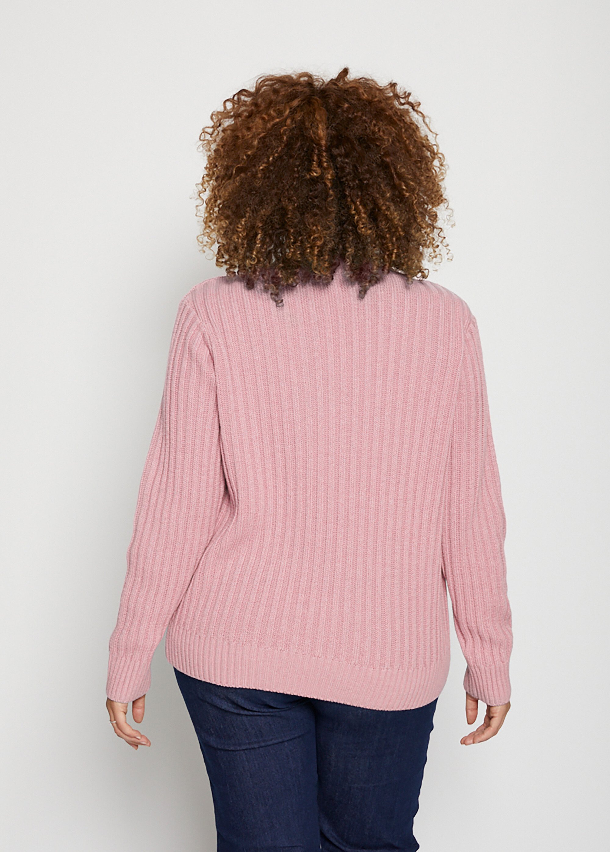 Pull chaud style irlandais col montant