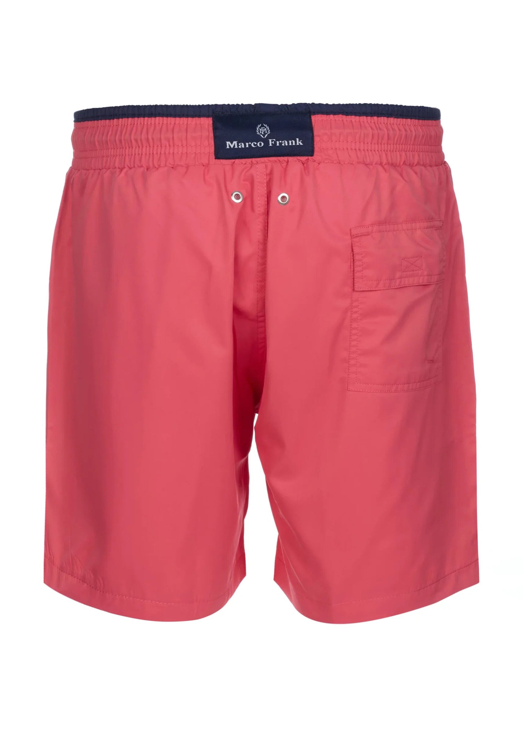 Short de bain uni, taille élastiquée Homme Rose MFK-ORMONDO AP2
