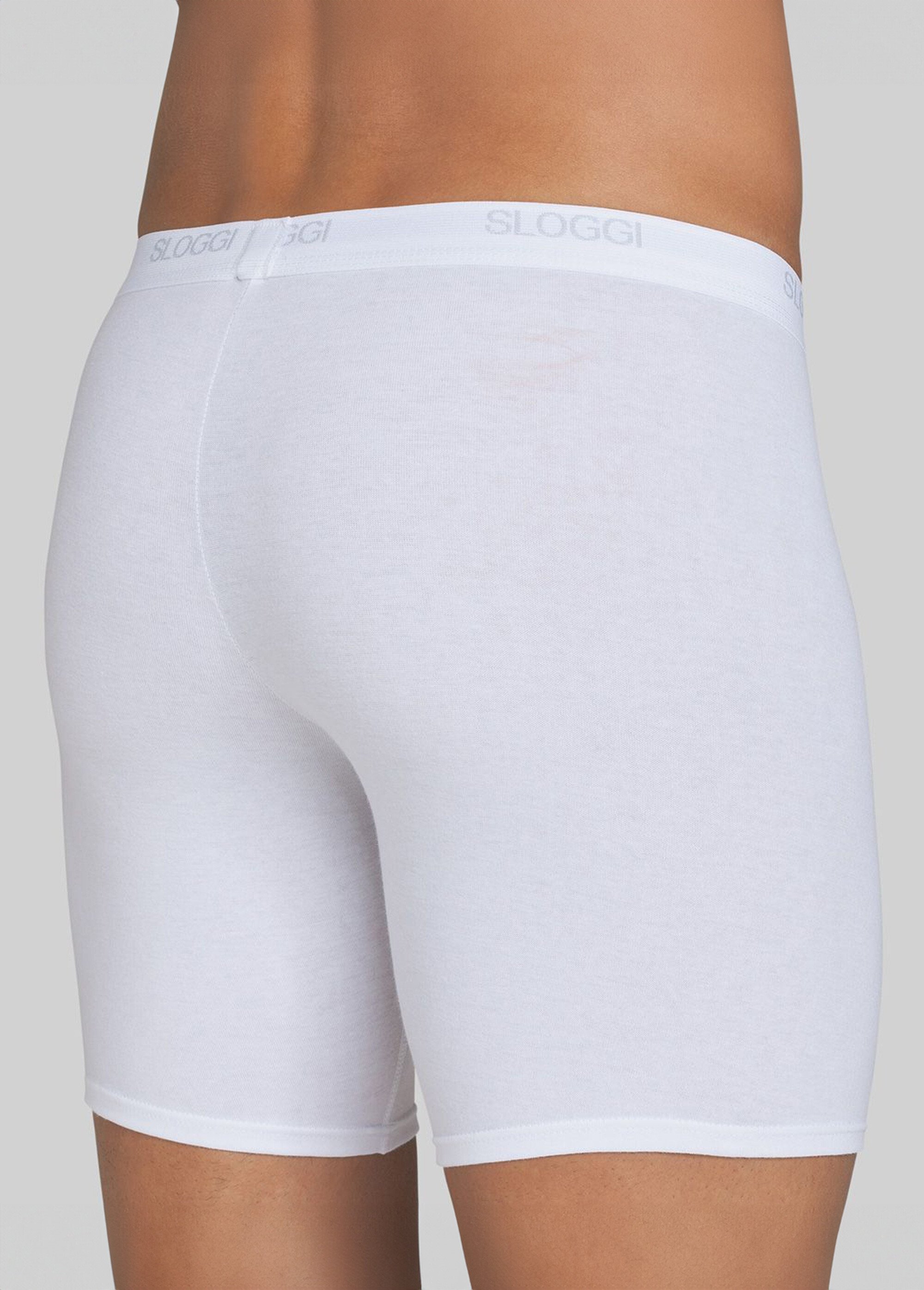Boxer long fermé Homme Blanc IDOP-1 DO1