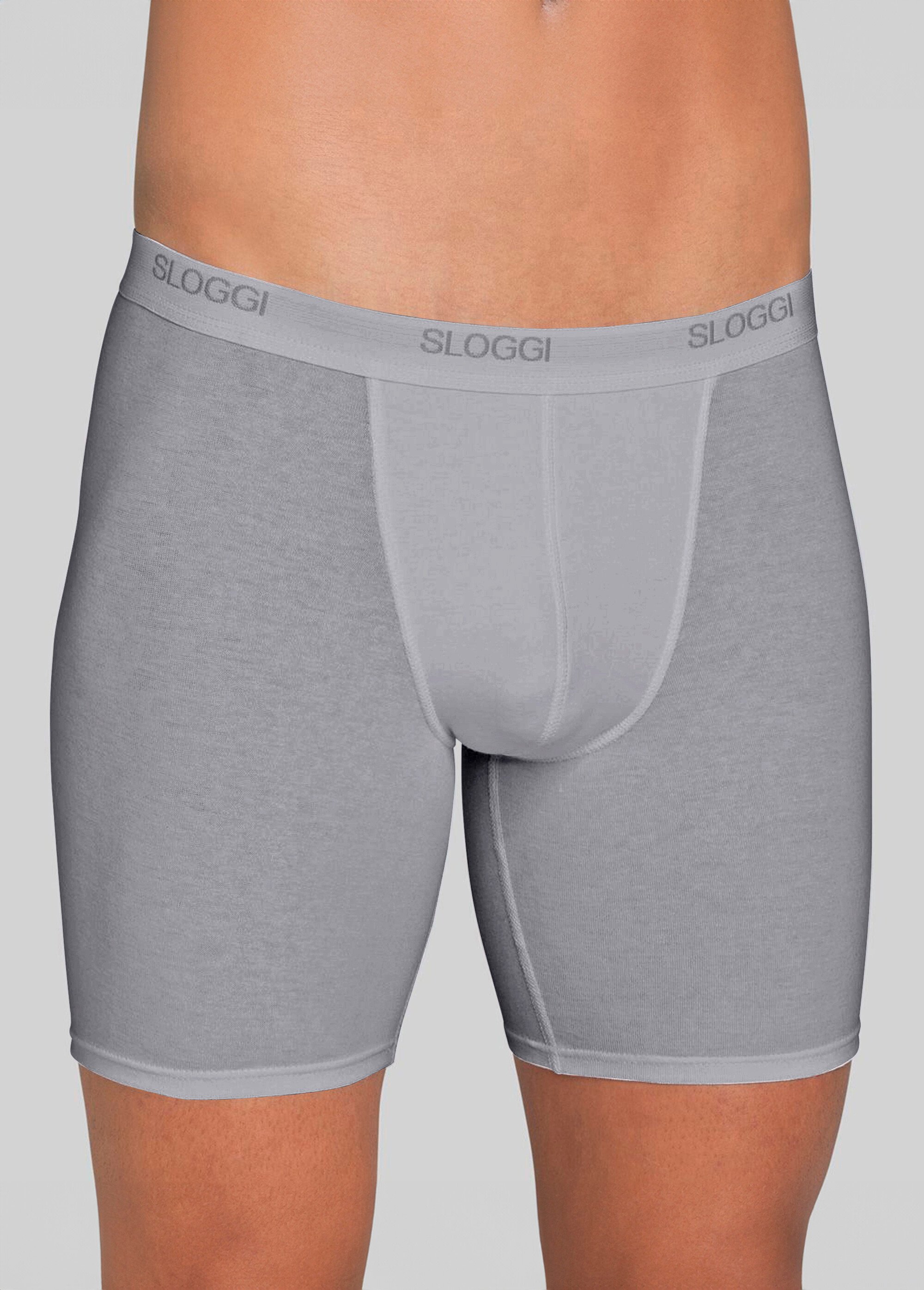 Boxer long fermé Homme Gris IDOP-1 FA1