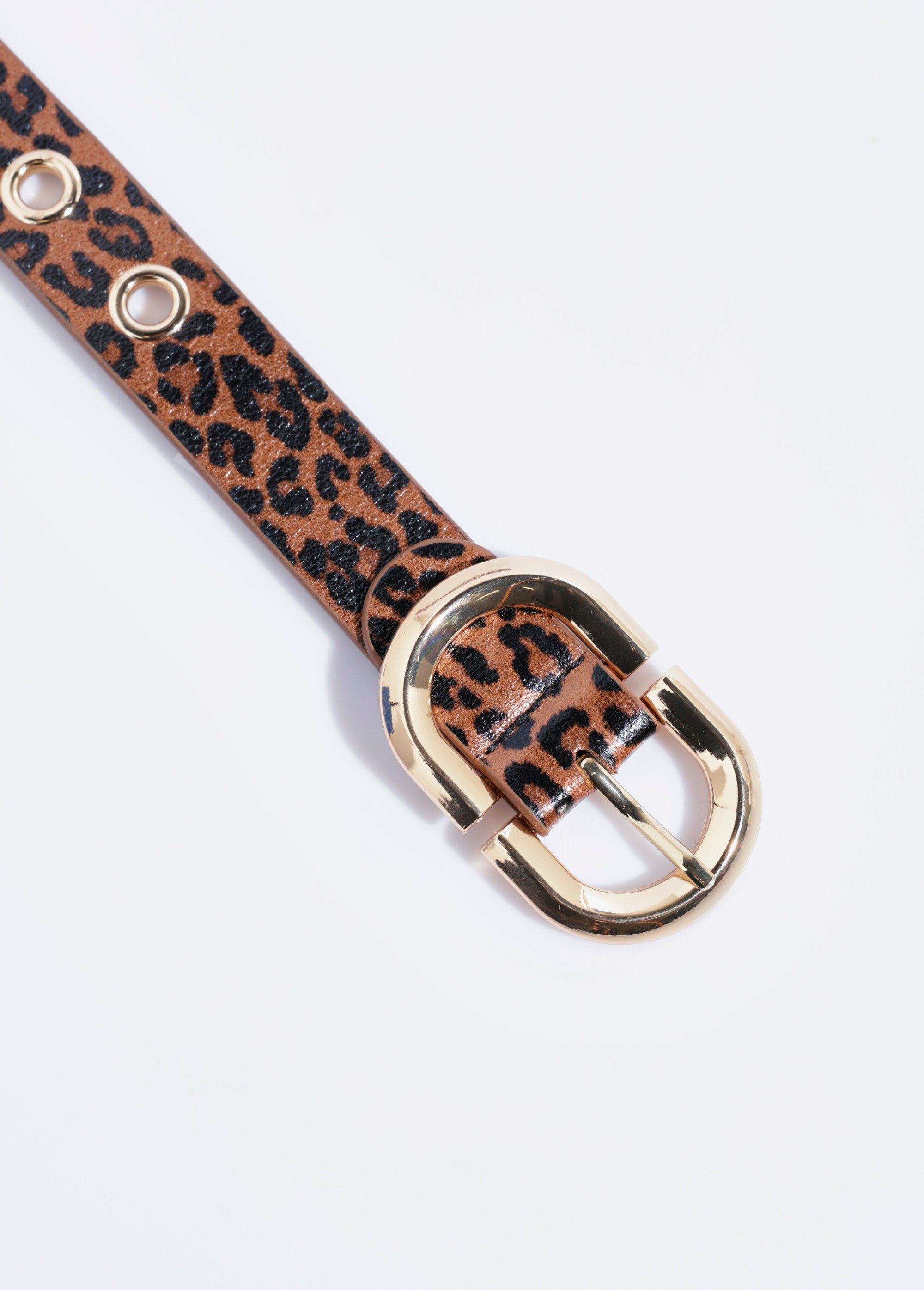 Ceinture léopard multi positions