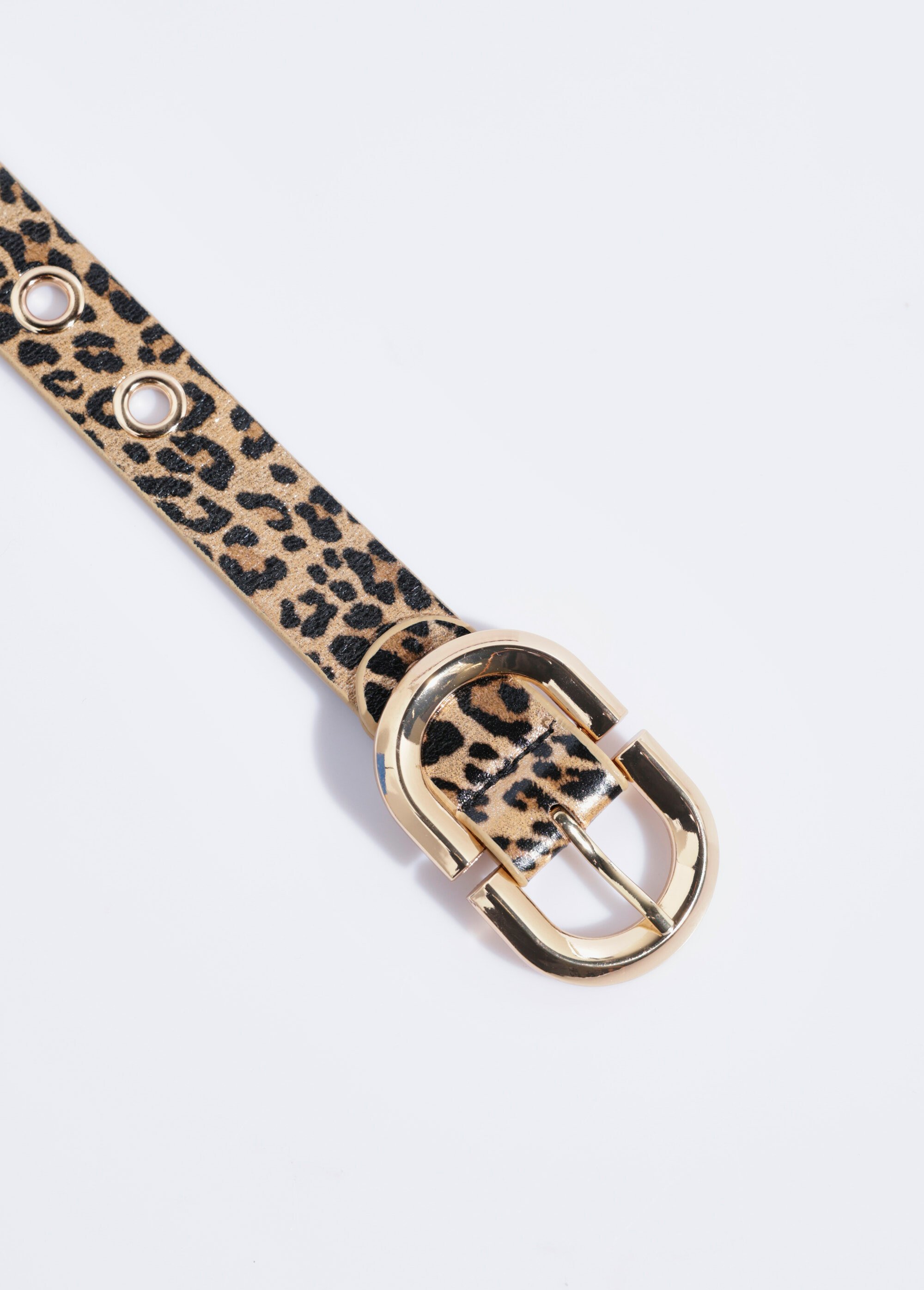 Ceinture léopard multi positions Femme Marron TD-CEI910247 DE1
