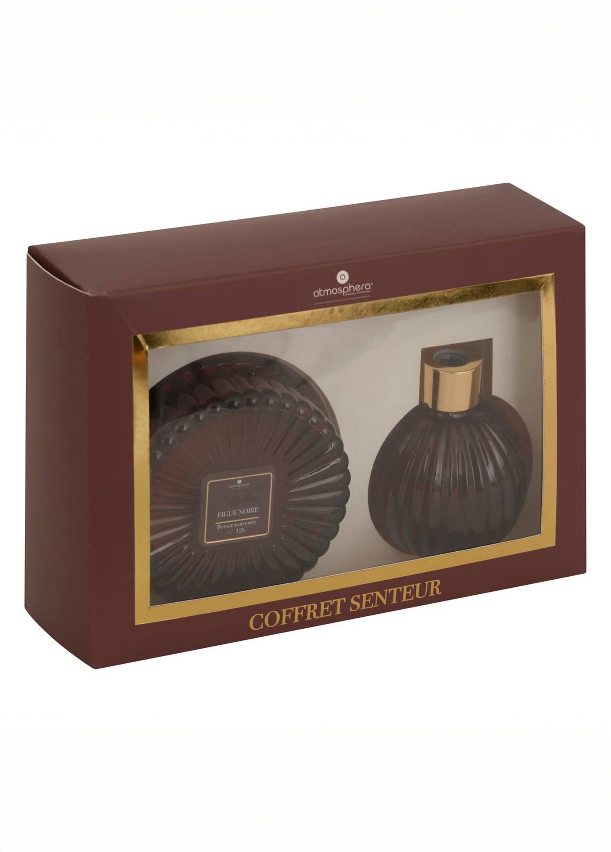 Coffret Senteur : bougie + diffuseur Noir JJA-211729B DE4