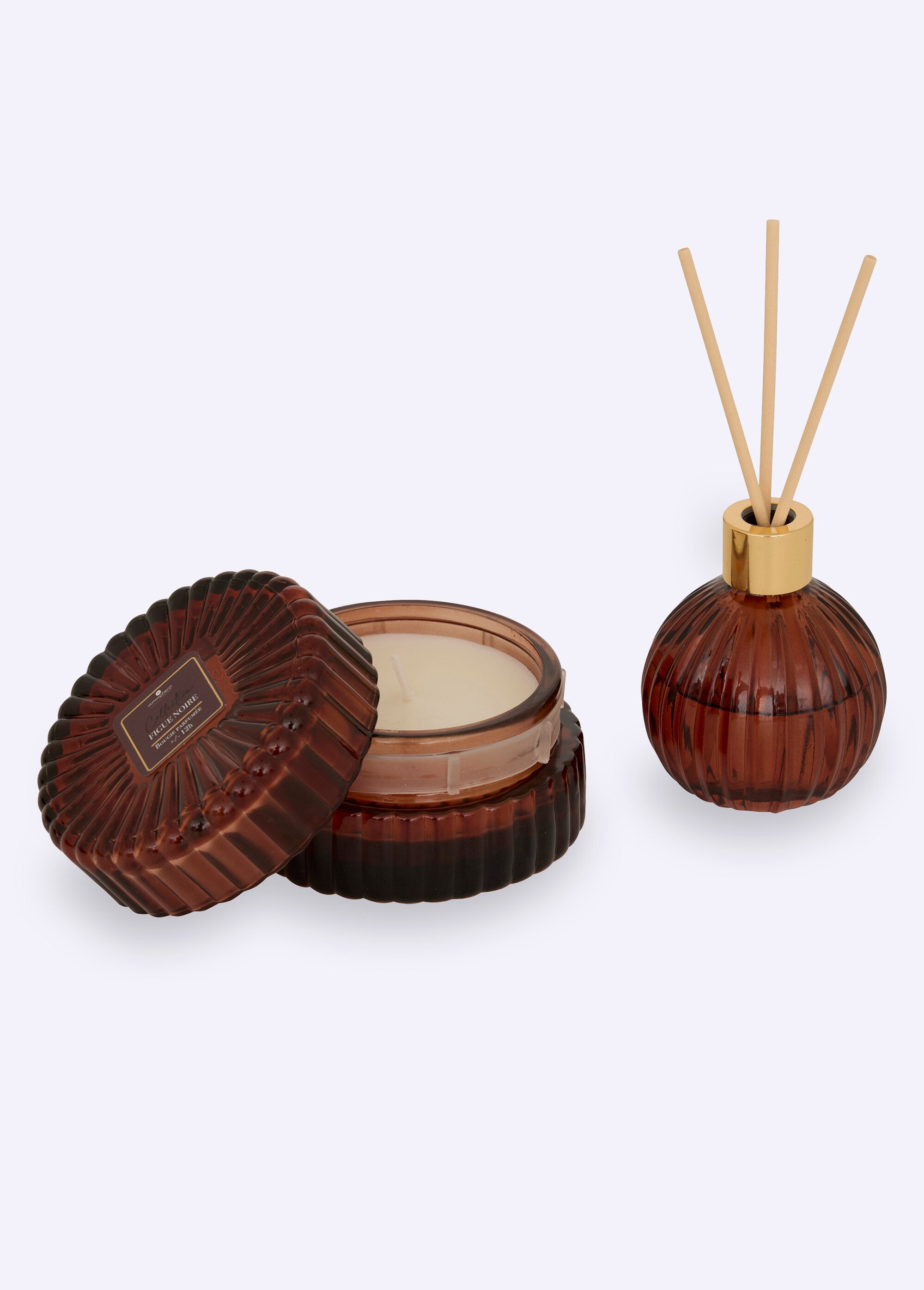 Coffret Senteur : bougie + diffuseur