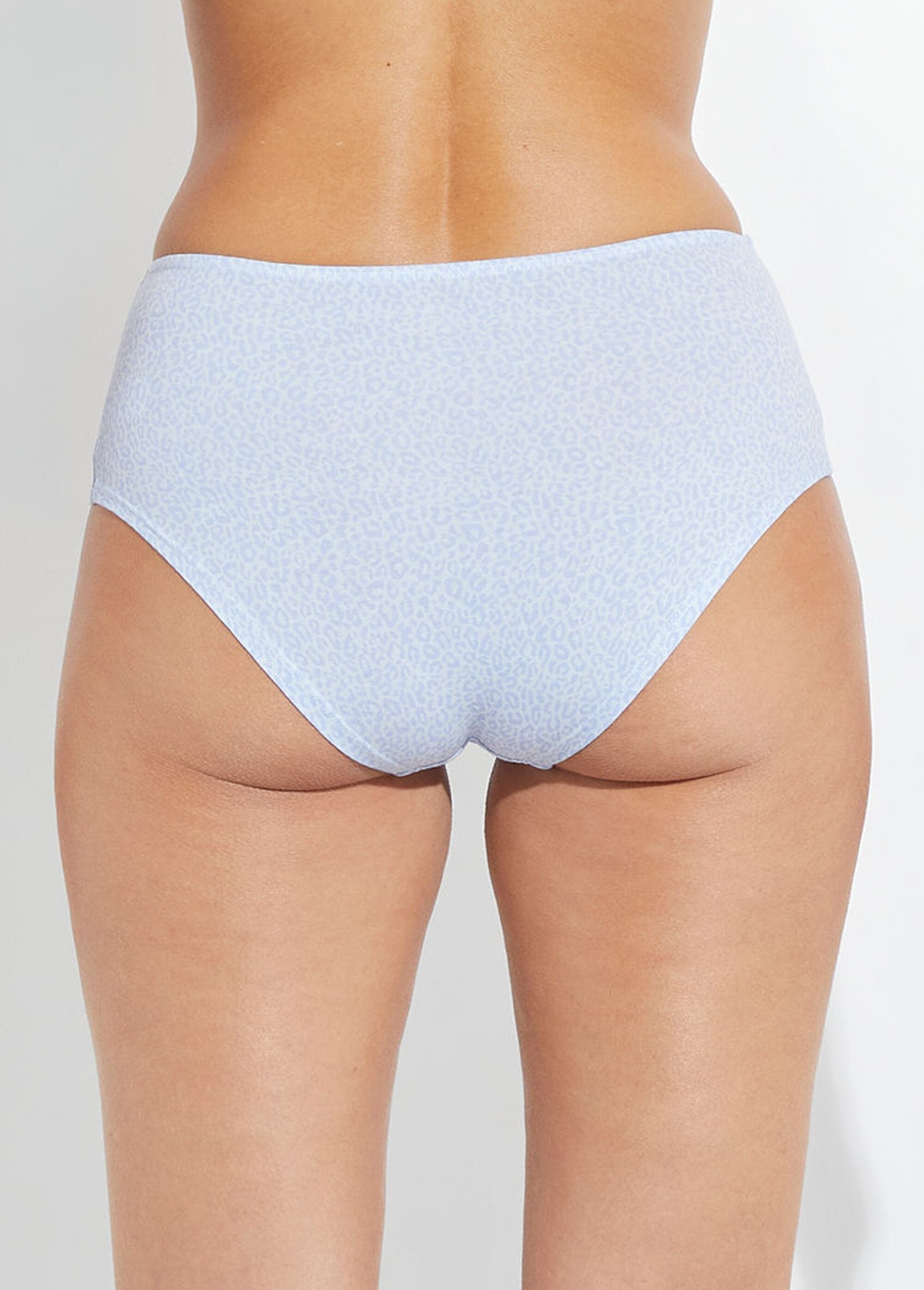 Culotte taille haute midi coton stretch - lot de 3 Femme Bleu DIDYME DO3