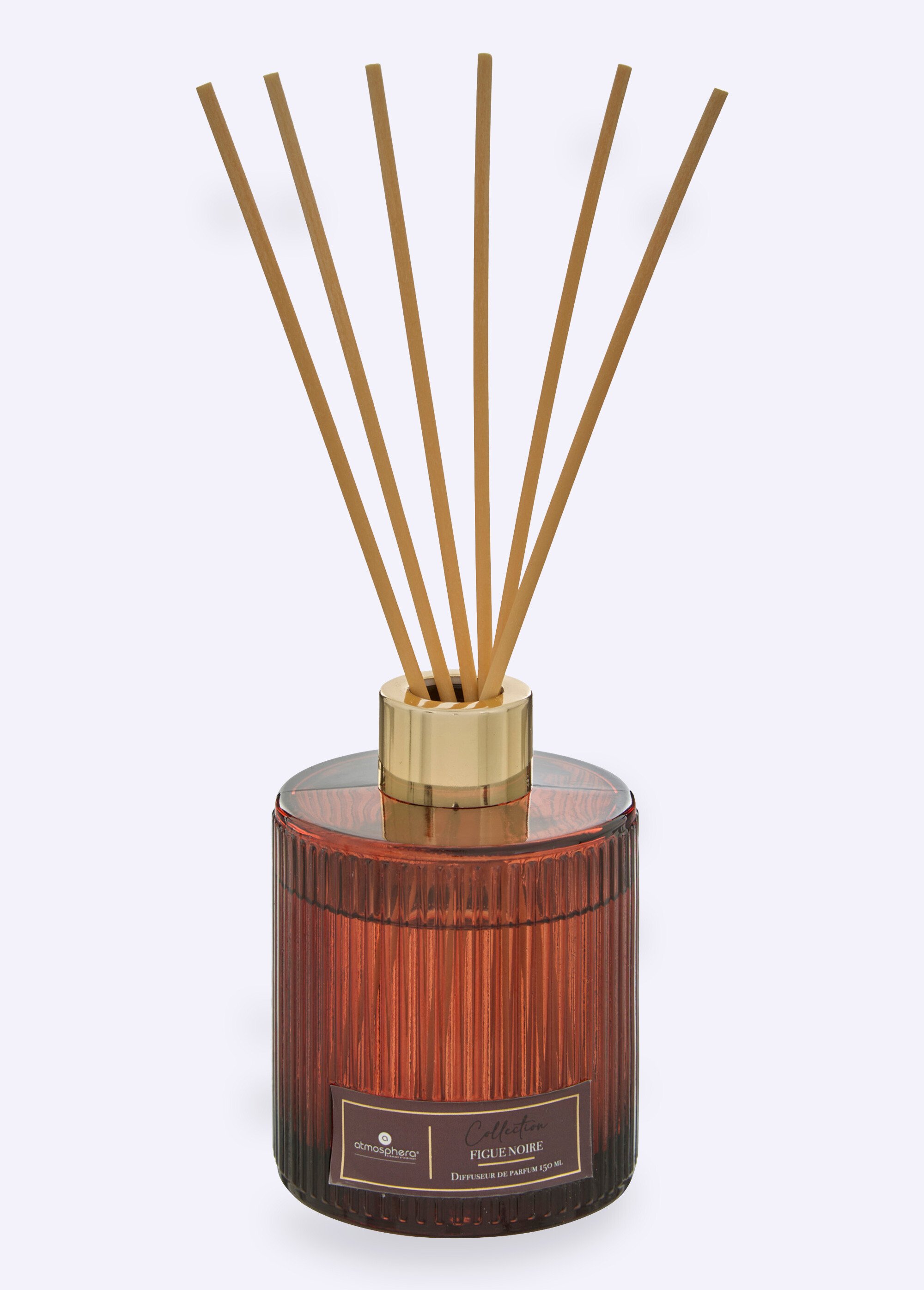 Diffuseur verre huiles essentielles + batonnets Noir JJA-211728C FA1