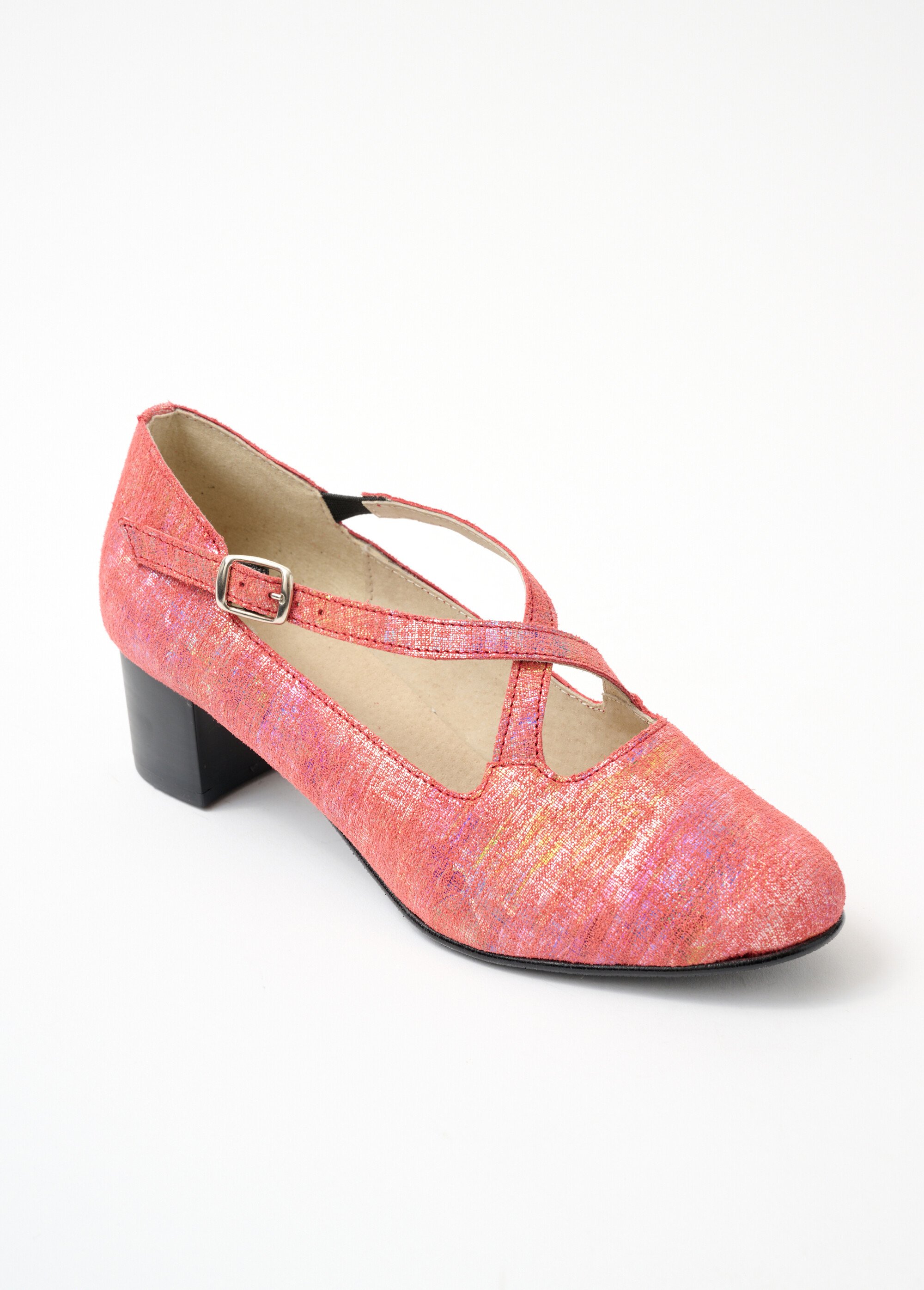 Escarpins largeur confort cuir
