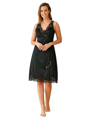 Fond de robe dentelle de Calais antistatique