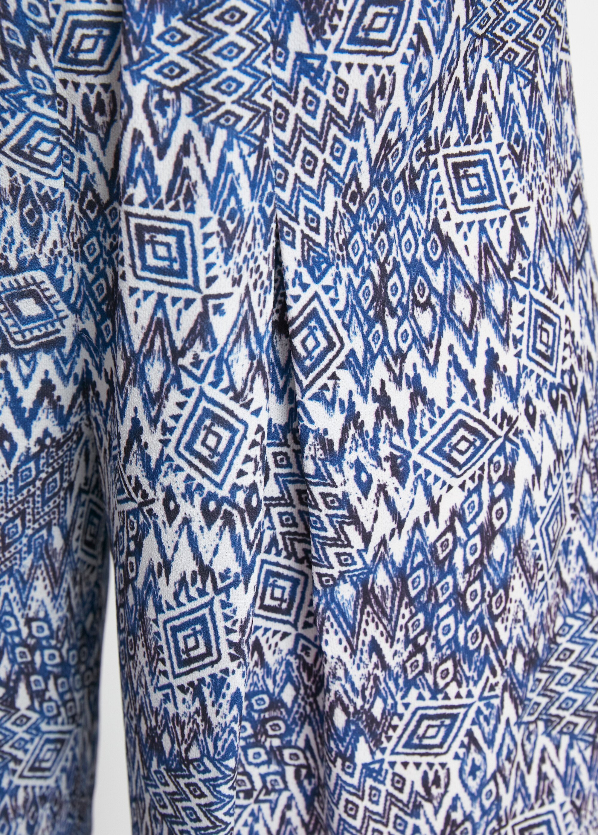Jupe-culotte taille élastiquée ample Femme Bleu LIMON DE1