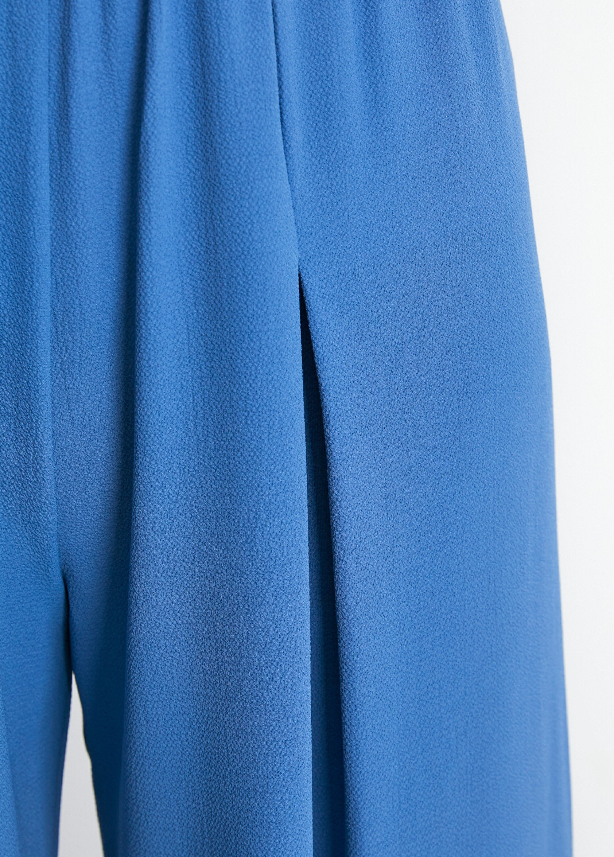 Jupe-culotte taille élastiquée ample Femme Bleu LIMON DE2
