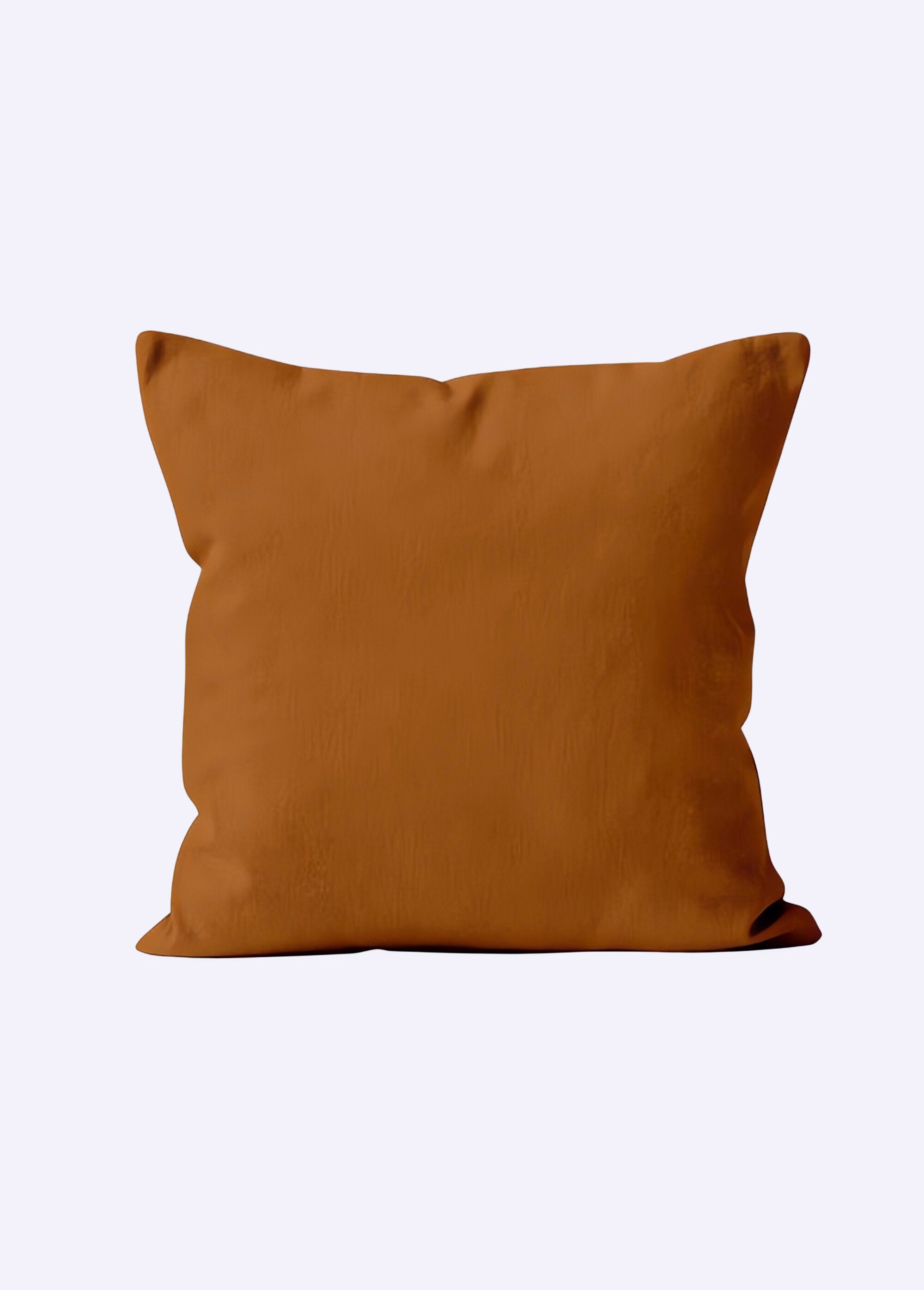 Housse de coussin unie entretien facile
