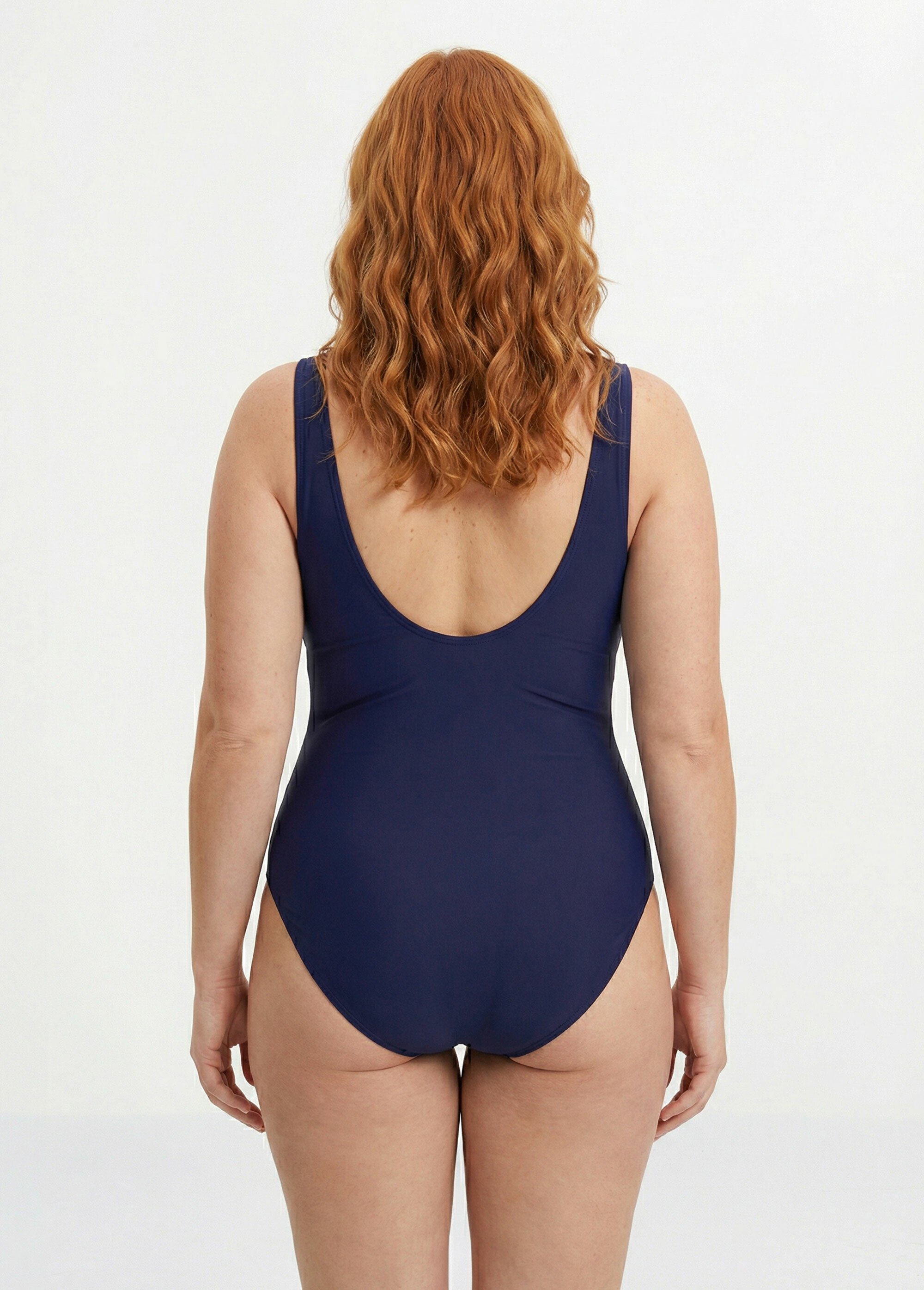 Maillot de bain 1 pièce chic chevrons