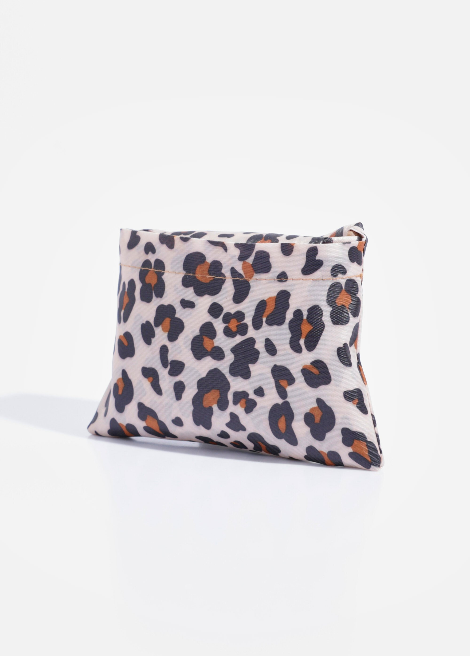 Sac de courses pliable résistant, léopard Femme Marron TD-SACCOUR16 DE1