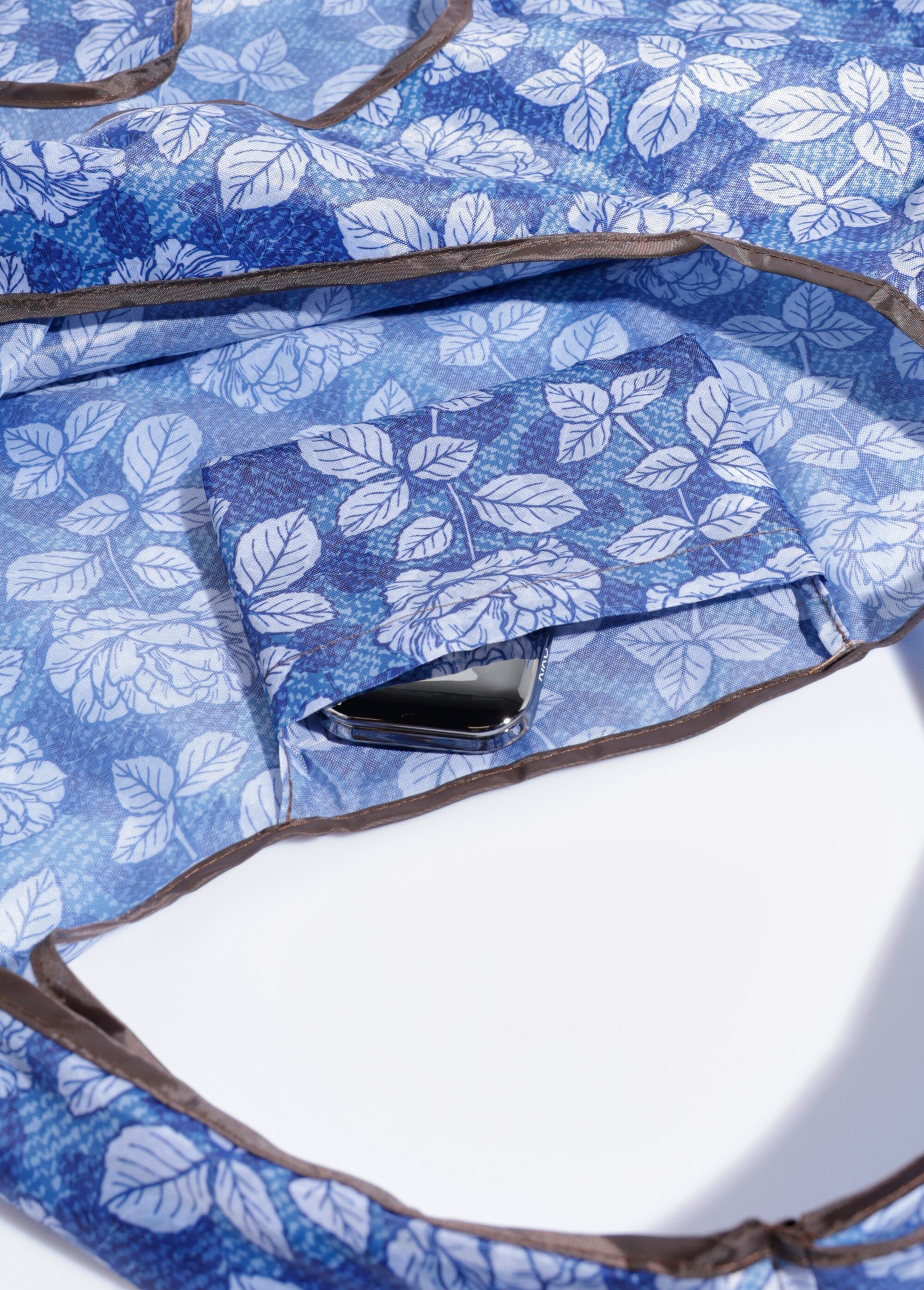 Sac de courses pliable résistant, roses Femme Bleu TD-SACCOUR14 DE2