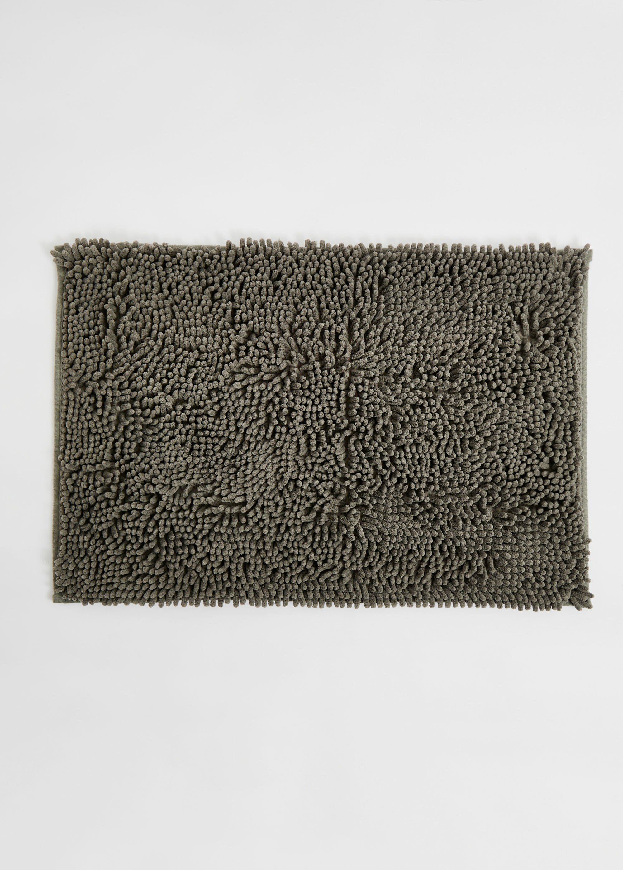 Set 3 pièces bain, Rideau + 2 Tapis Gris KP-CY2400250 DE3