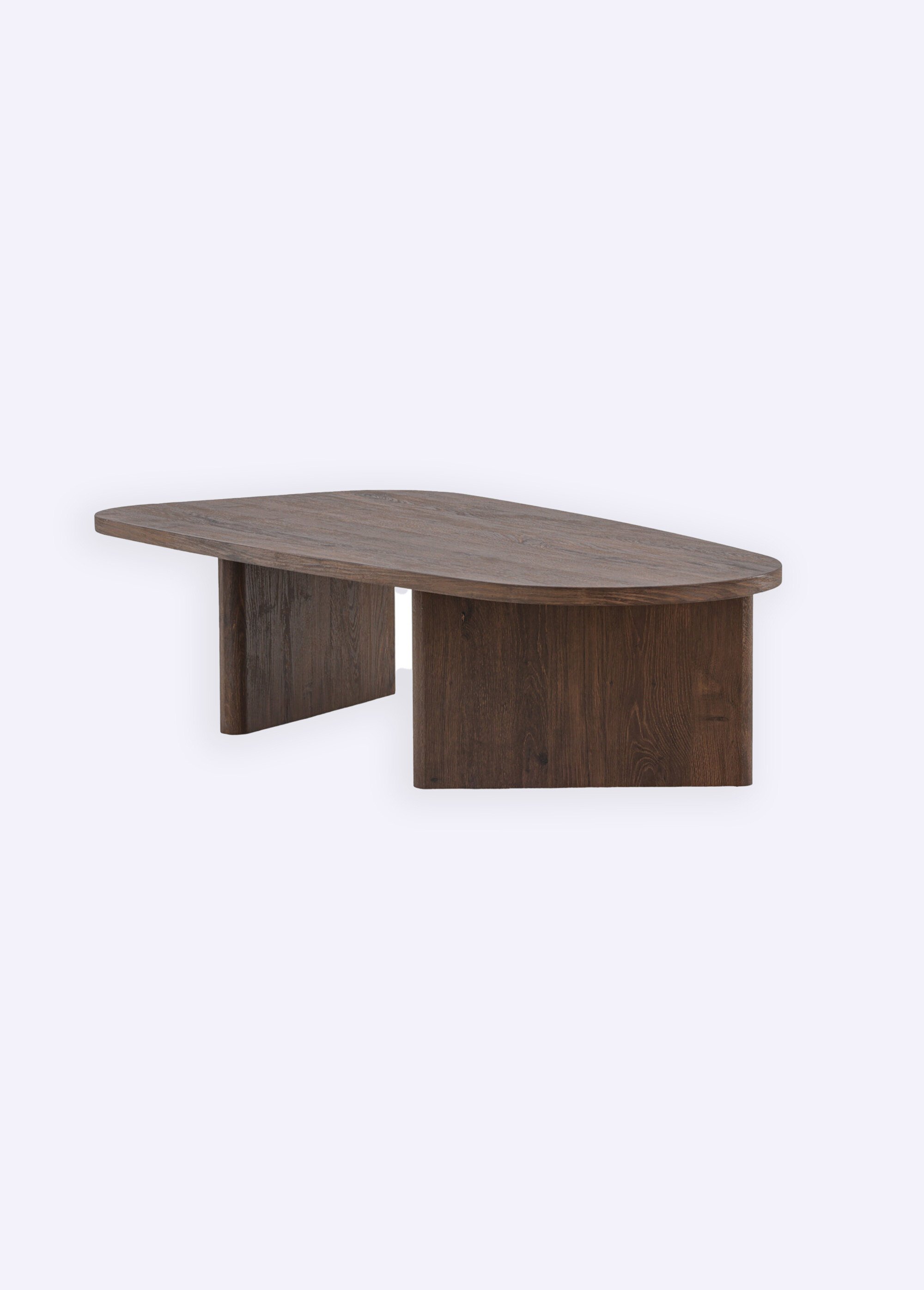 Table basse en bois, forme organique MARRON VEN-20070-490 DE2