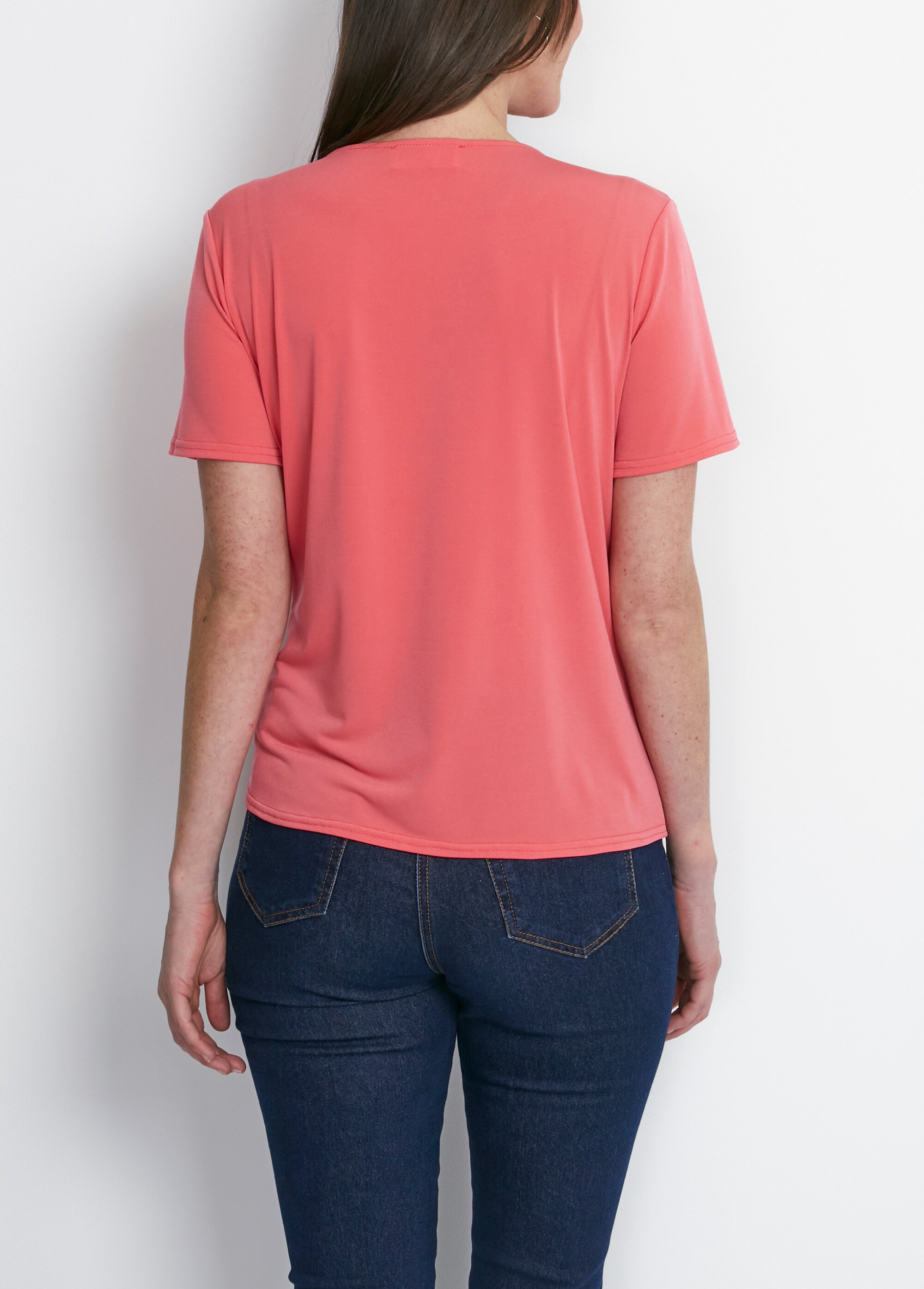 T-shirt manches courtes uni ou imprimé