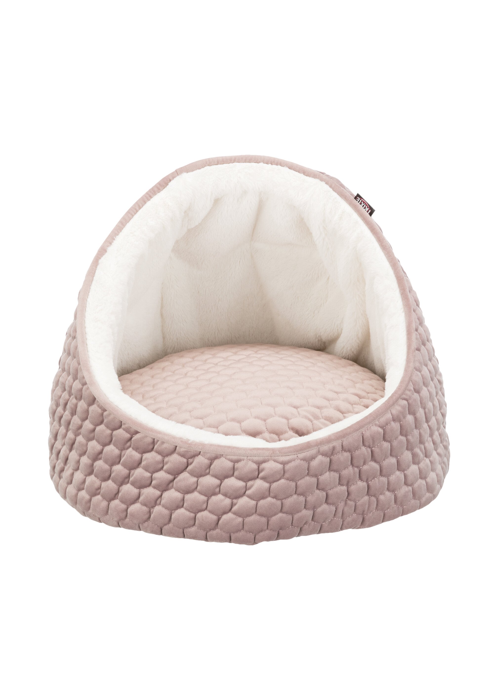 Abri rembourré velours LIVIA, animaux ROSE TRX-36353 DE2