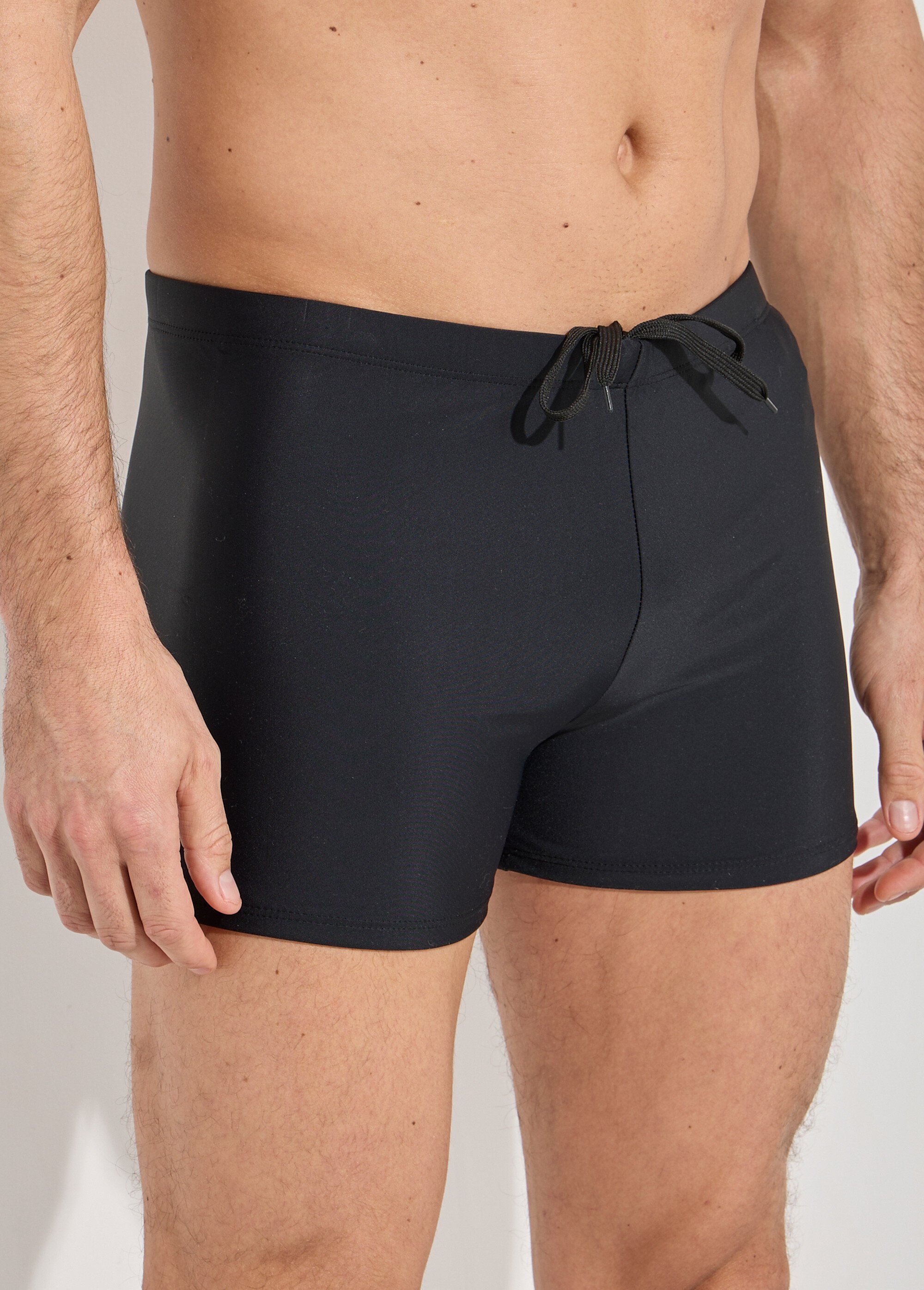 Boxer de bain piscine uni, essentiel Homme Noir SUNVY8101-1 DE1