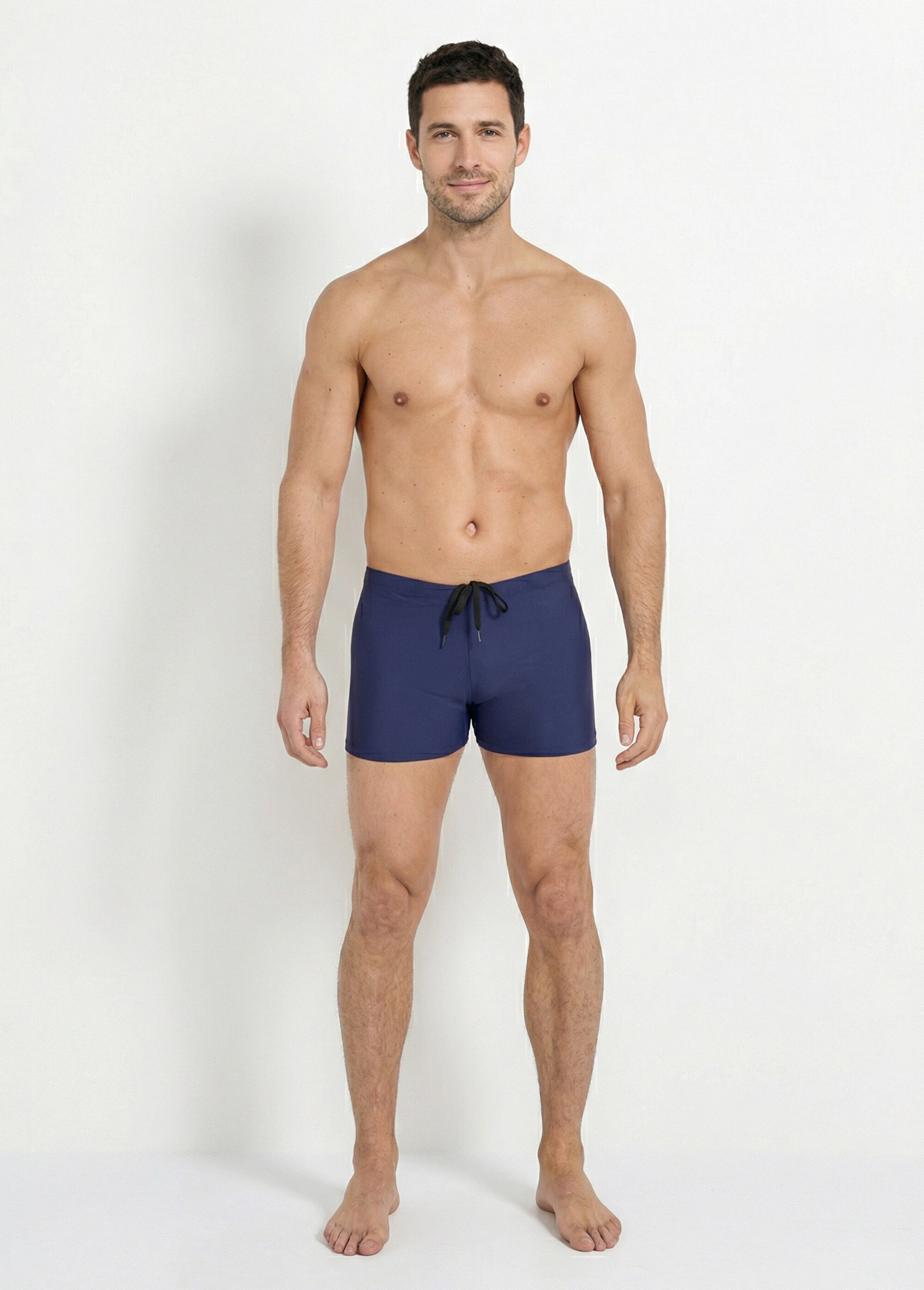 Boxer de bain piscine uni, essentiel Homme Bleu SUNVY8101-1 SF1