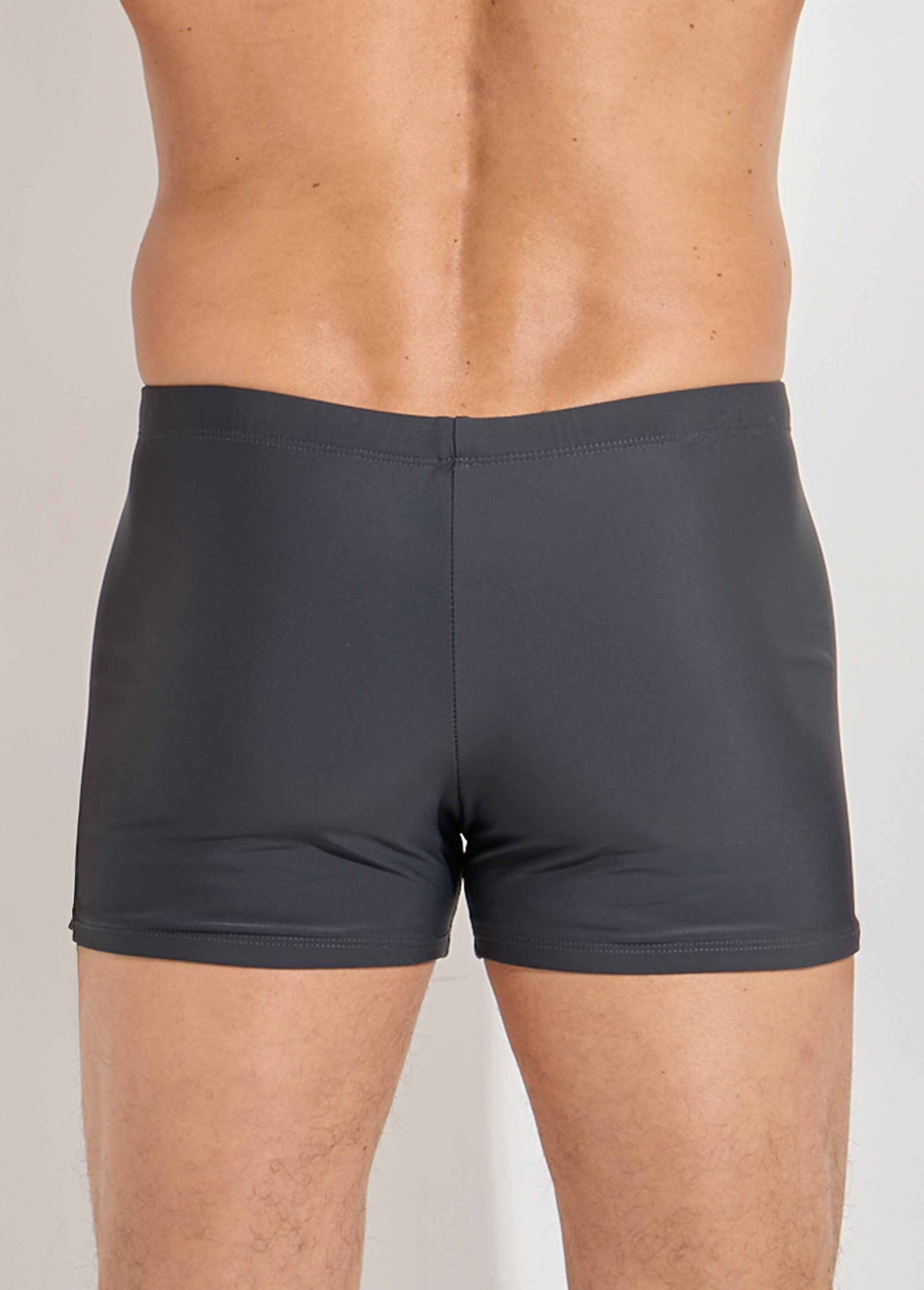 Boxer de bain piscine uni, essentiel Homme Gris SUNVY8101-1 DO1