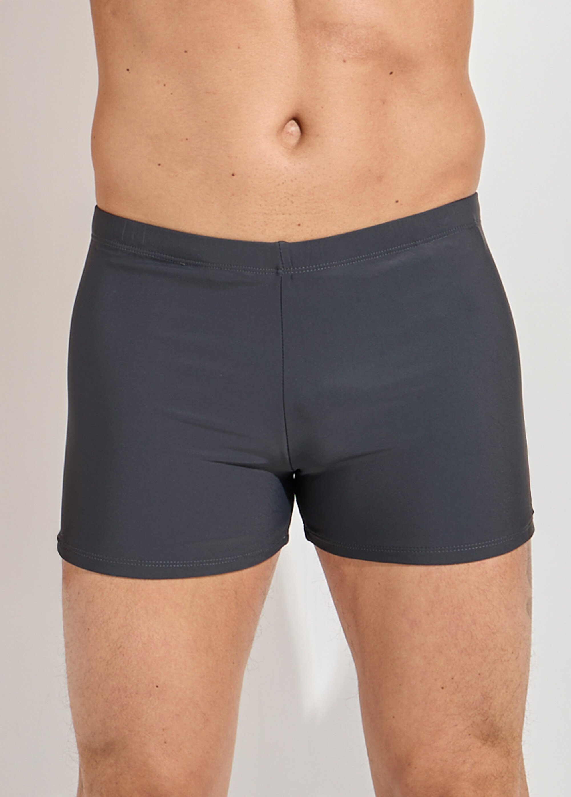 Boxer de bain piscine uni, essentiel Homme Gris SUNVY8101-1 FA1