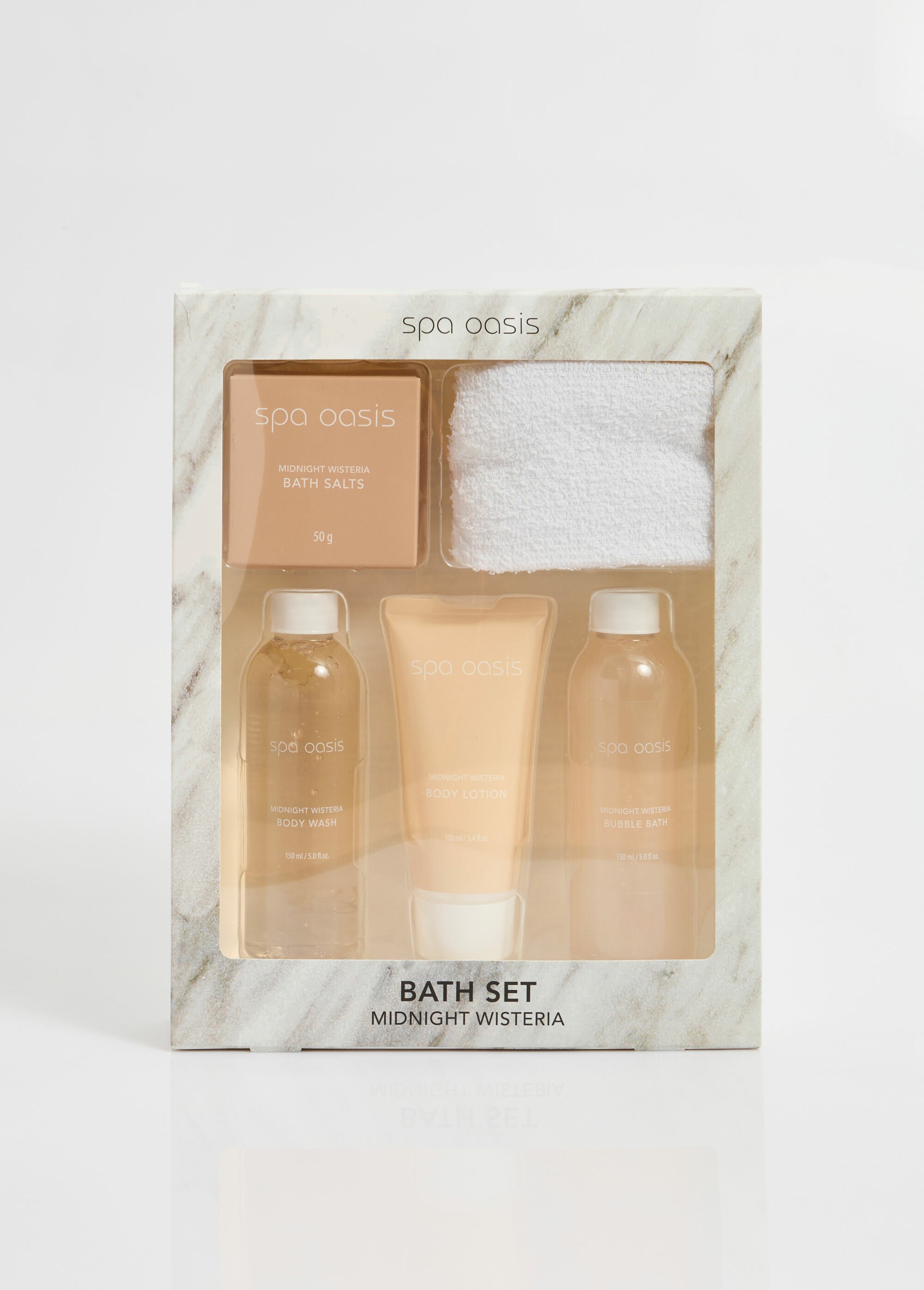 Coffret rituel de bain détente 5 pièces