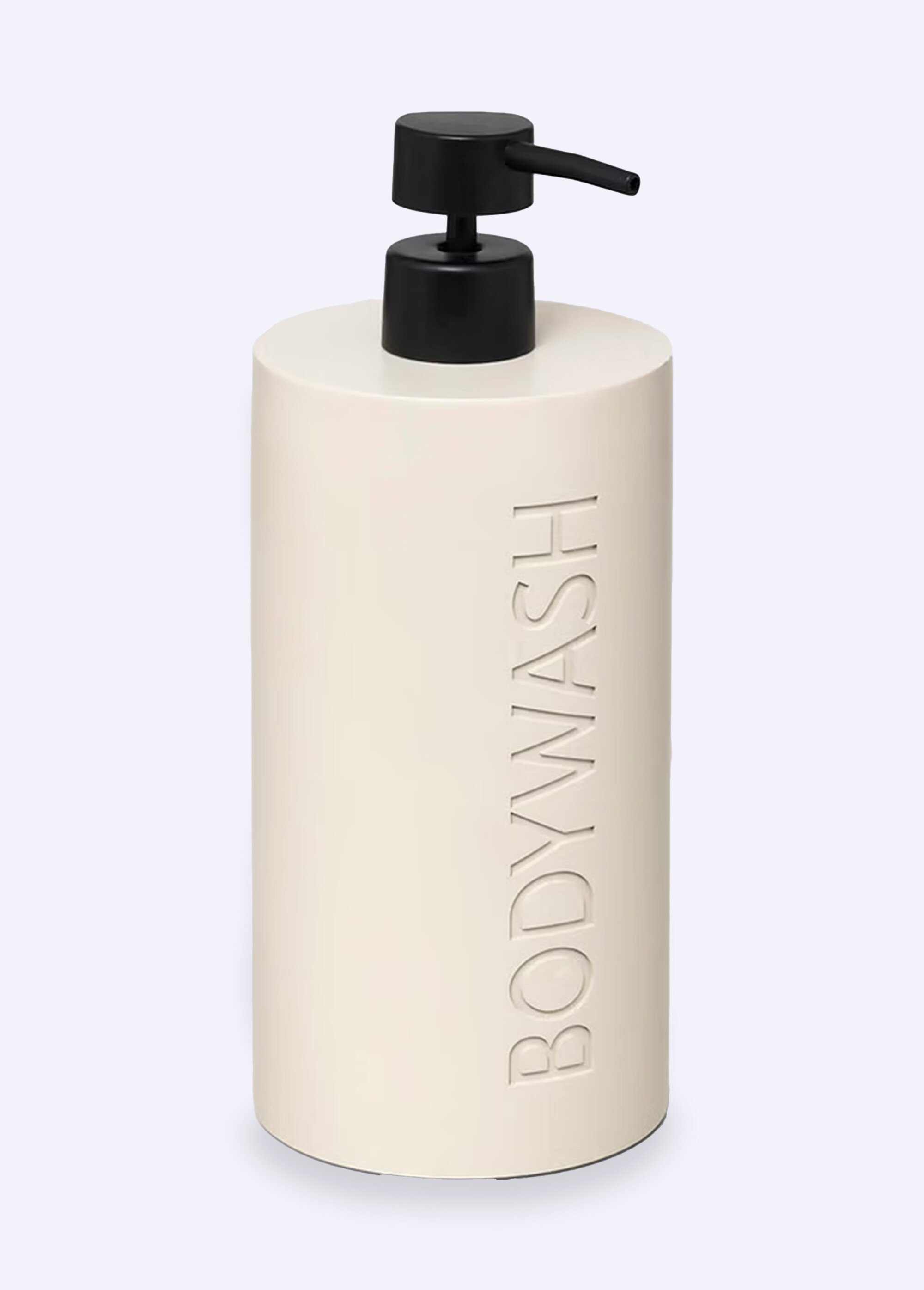 Distributeur pompe savon 1L avec texte Beige JJA-206920 FA1