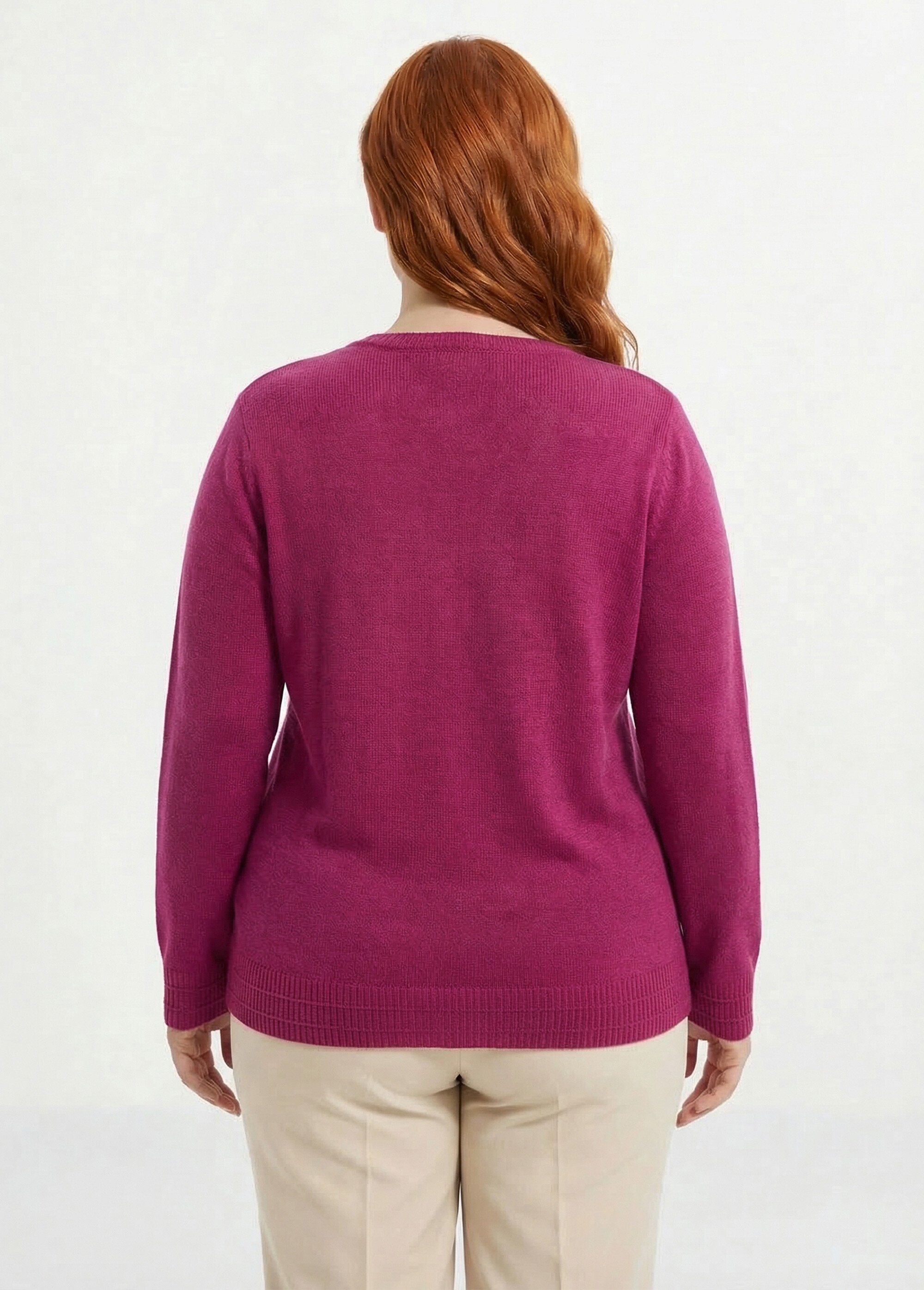 Gilet boutonné manches longues