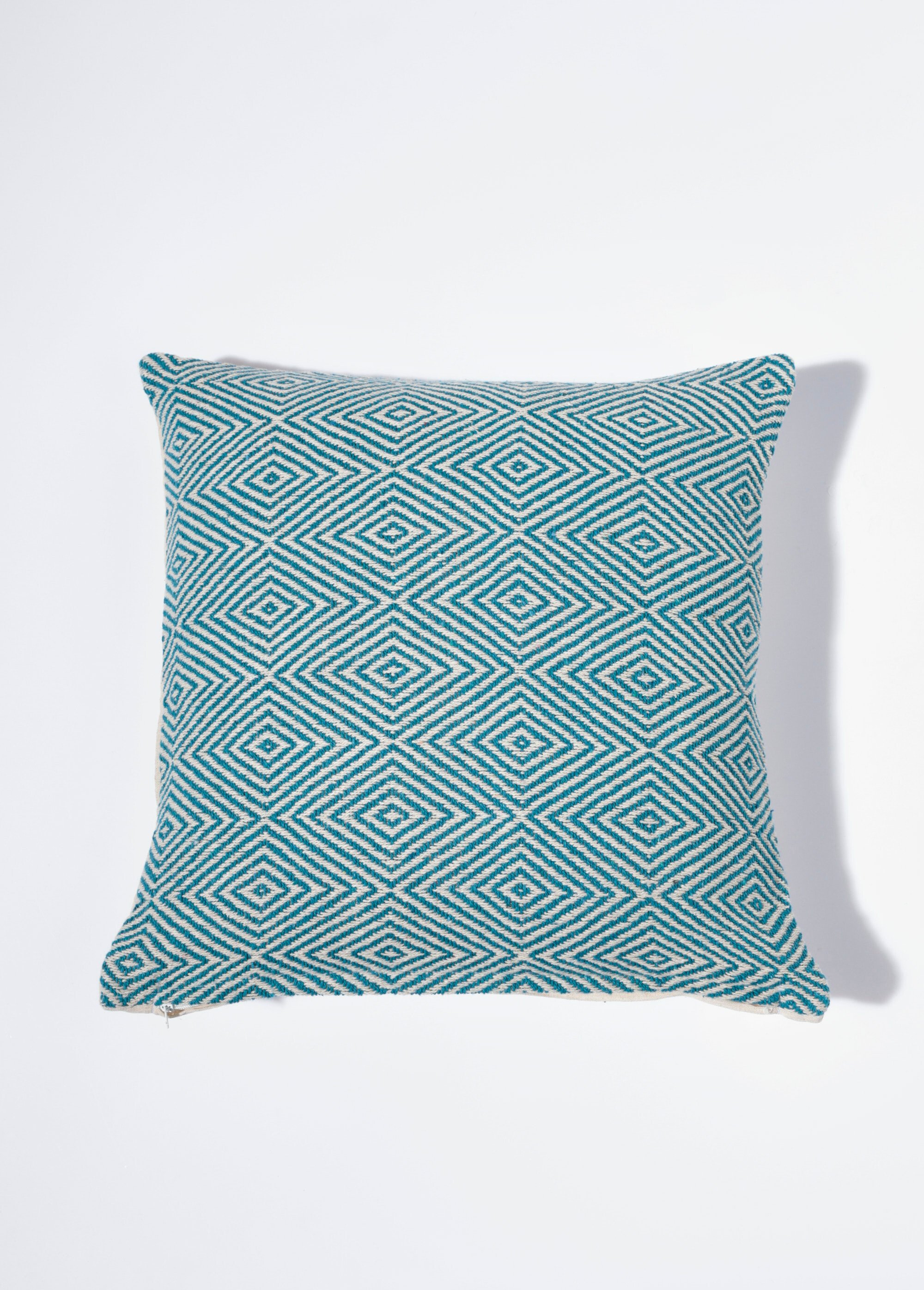 Housse coussin tissée 40x40cm, losanges