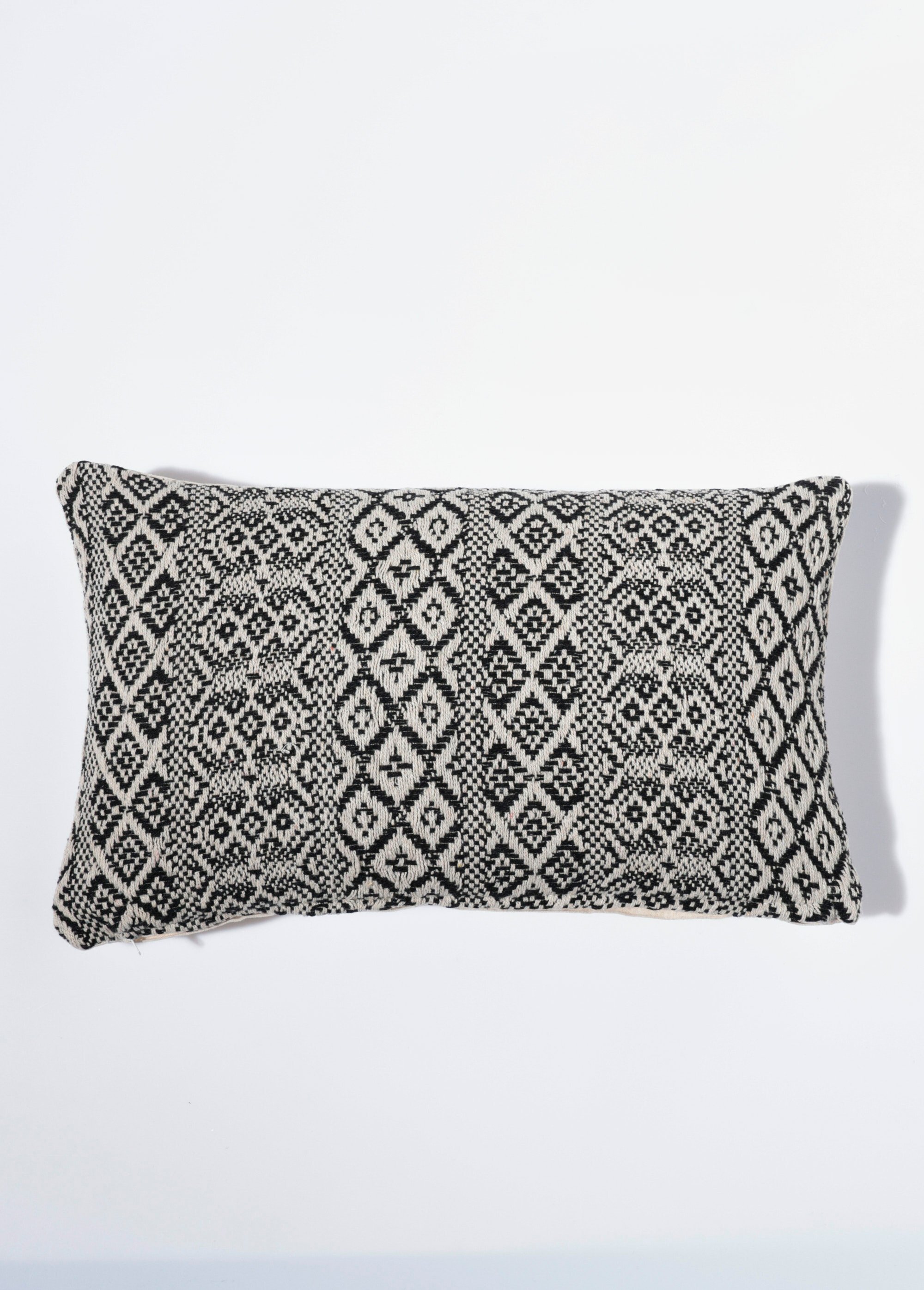 Housse de coussin tissée 30x50cm, Kilim Beige COTZZ70299 FA1