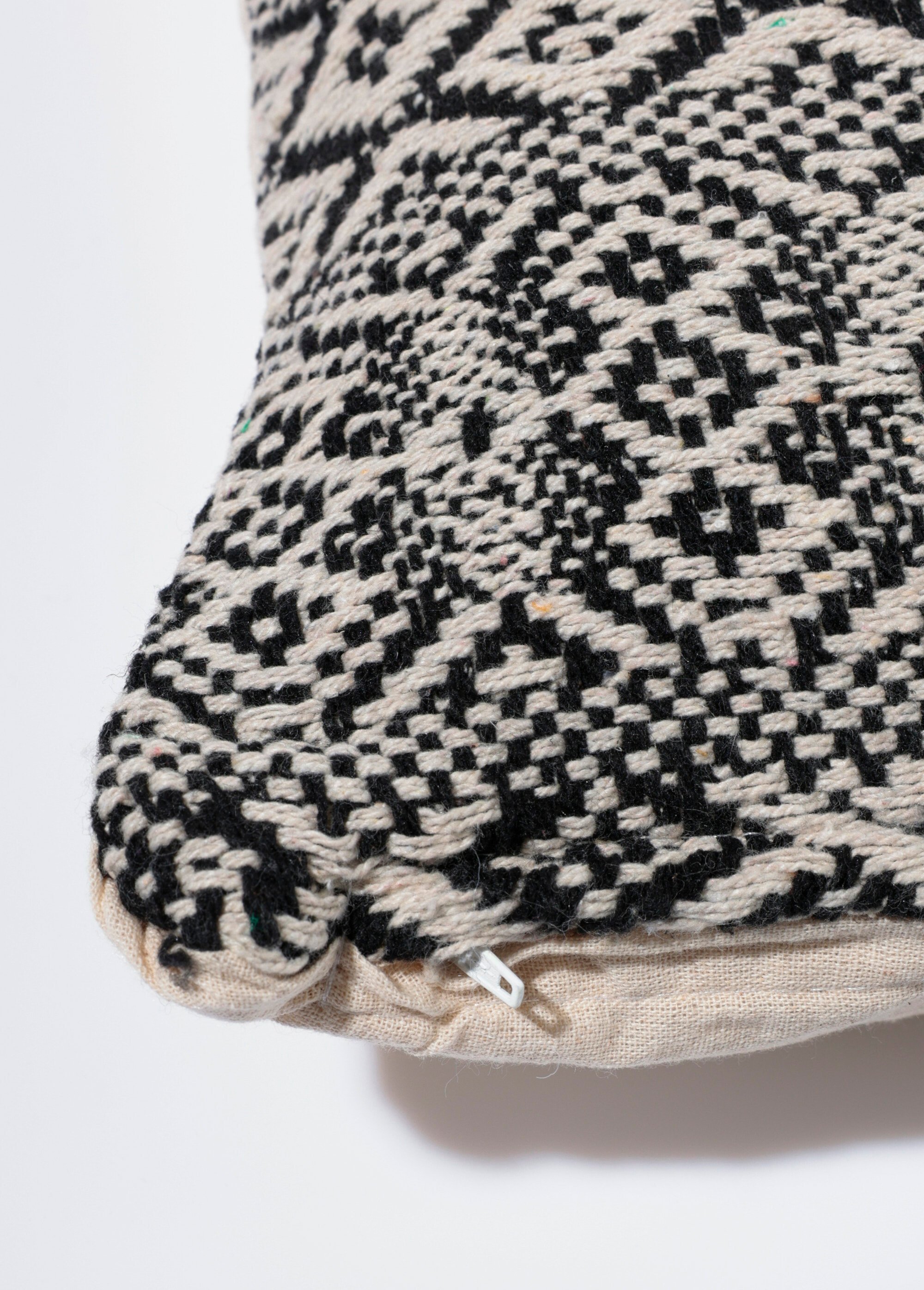 Housse de coussin tissée 40x40cm, Kilim Beige COTZZ70298 DE1