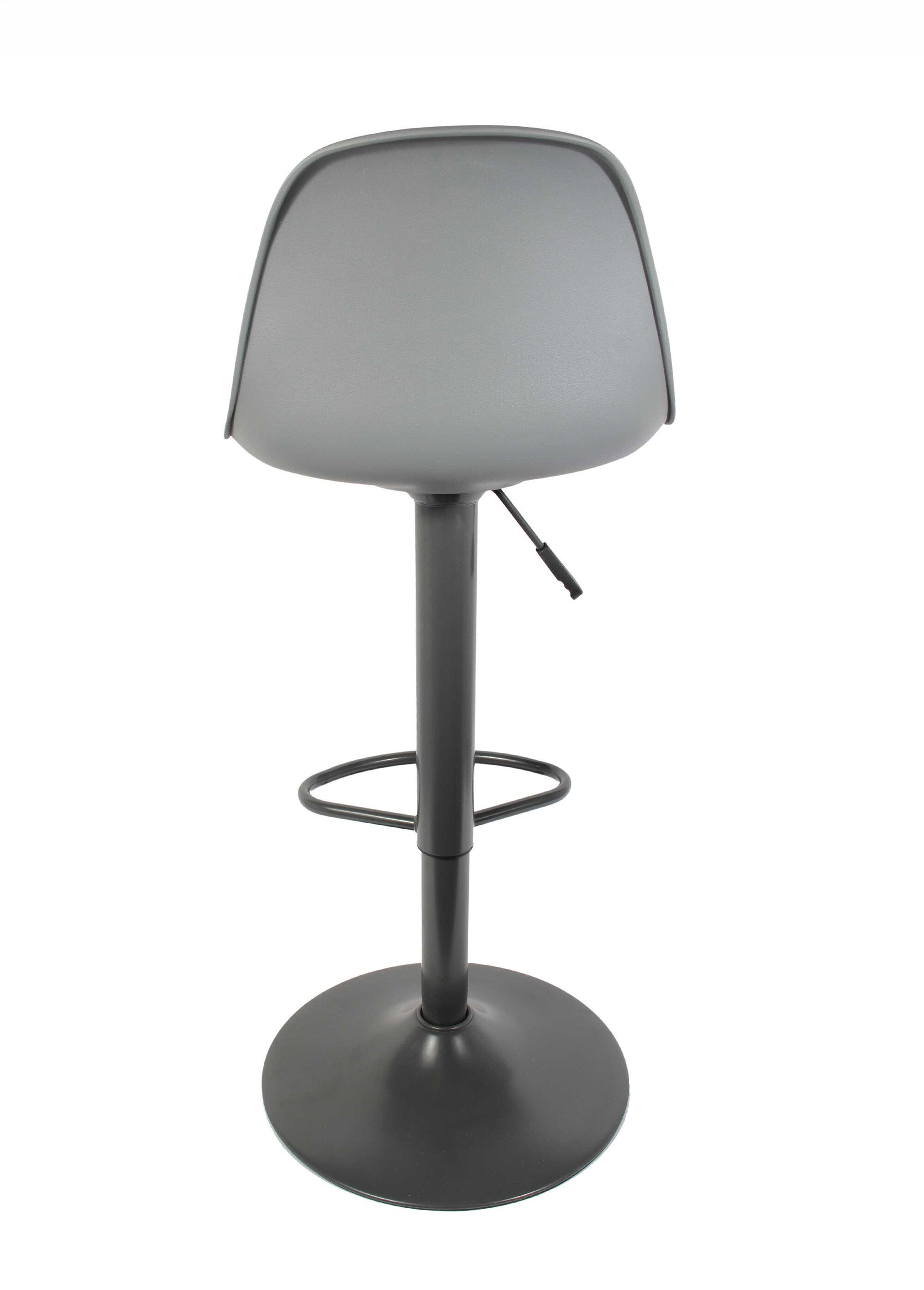 Set 2 Tabourets de bar en simili, 1G GRIS CMP-HD6217 DO1