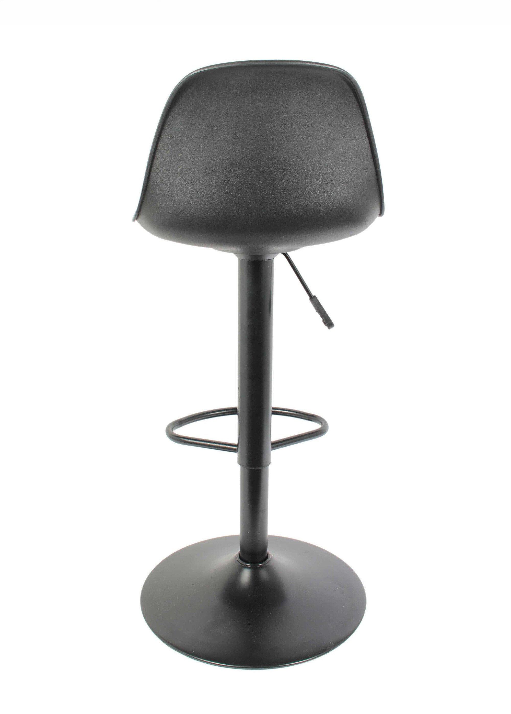 Set 2 Tabourets hauts en simili, 2N NOIR CMP-HD6215 DO1