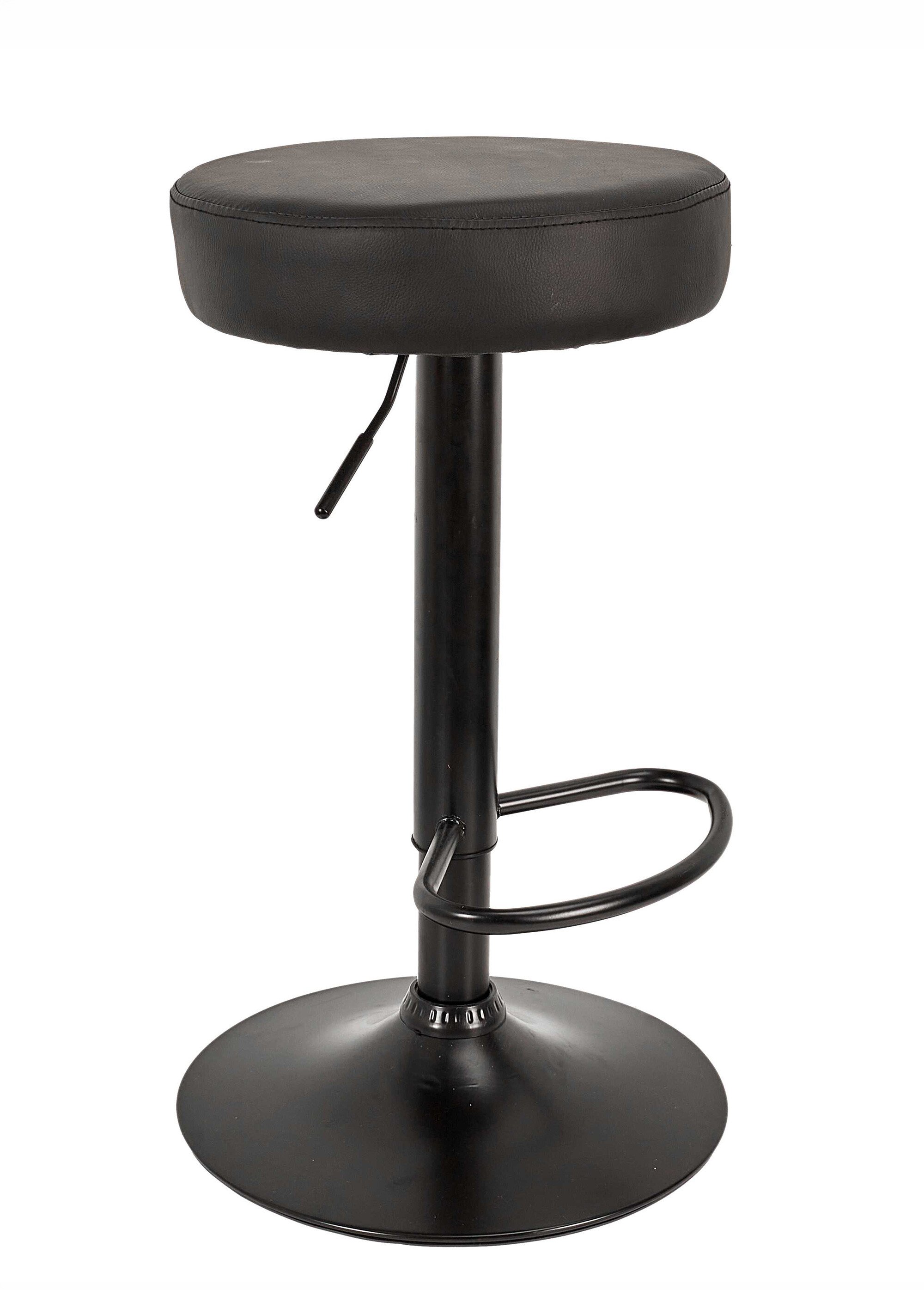 Set 2 Tabourets hauts sans dossier NOIR CMP-HD7605 DE1