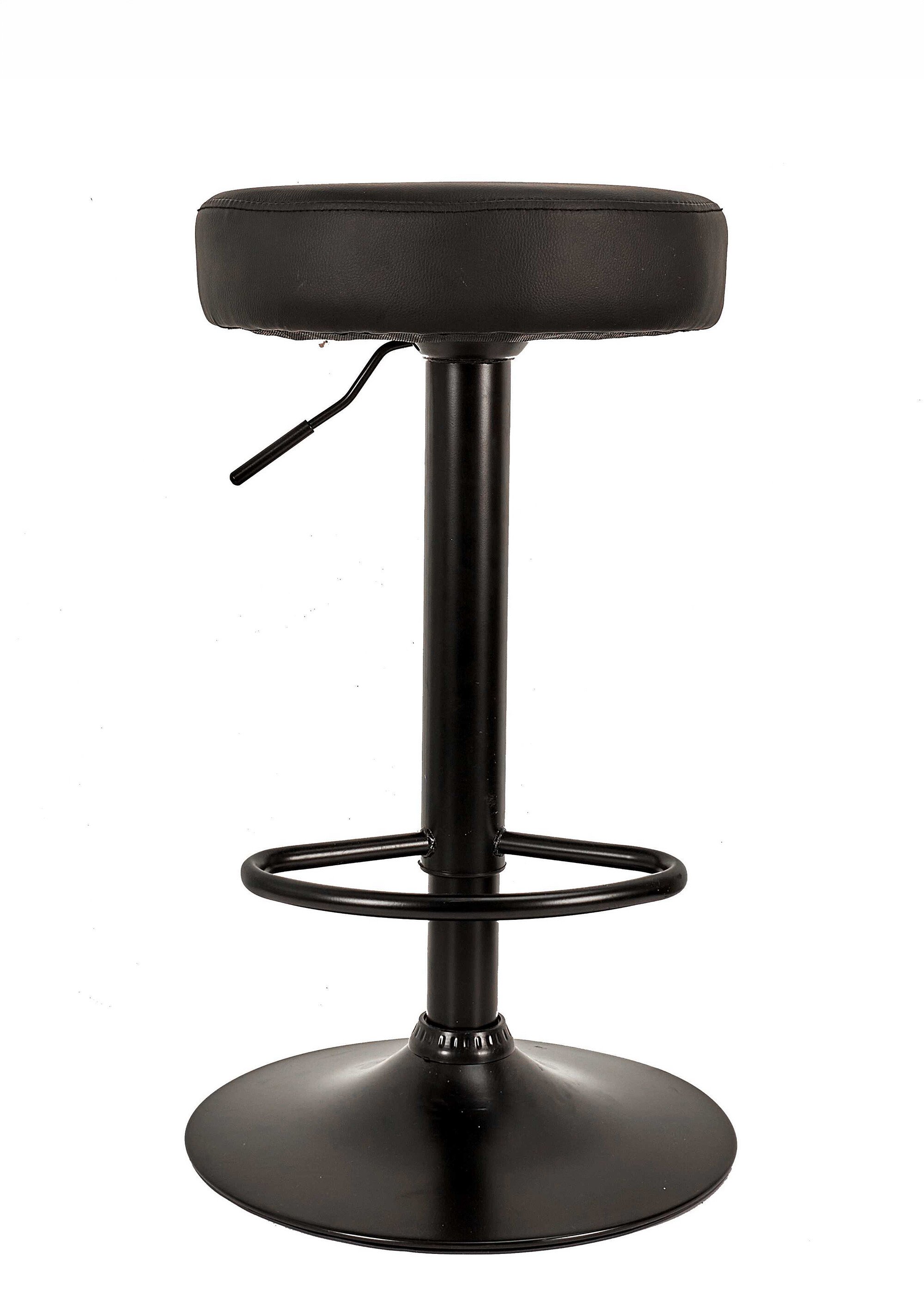 Set 2 Tabourets hauts sans dossier NOIR CMP-HD7605 DE2