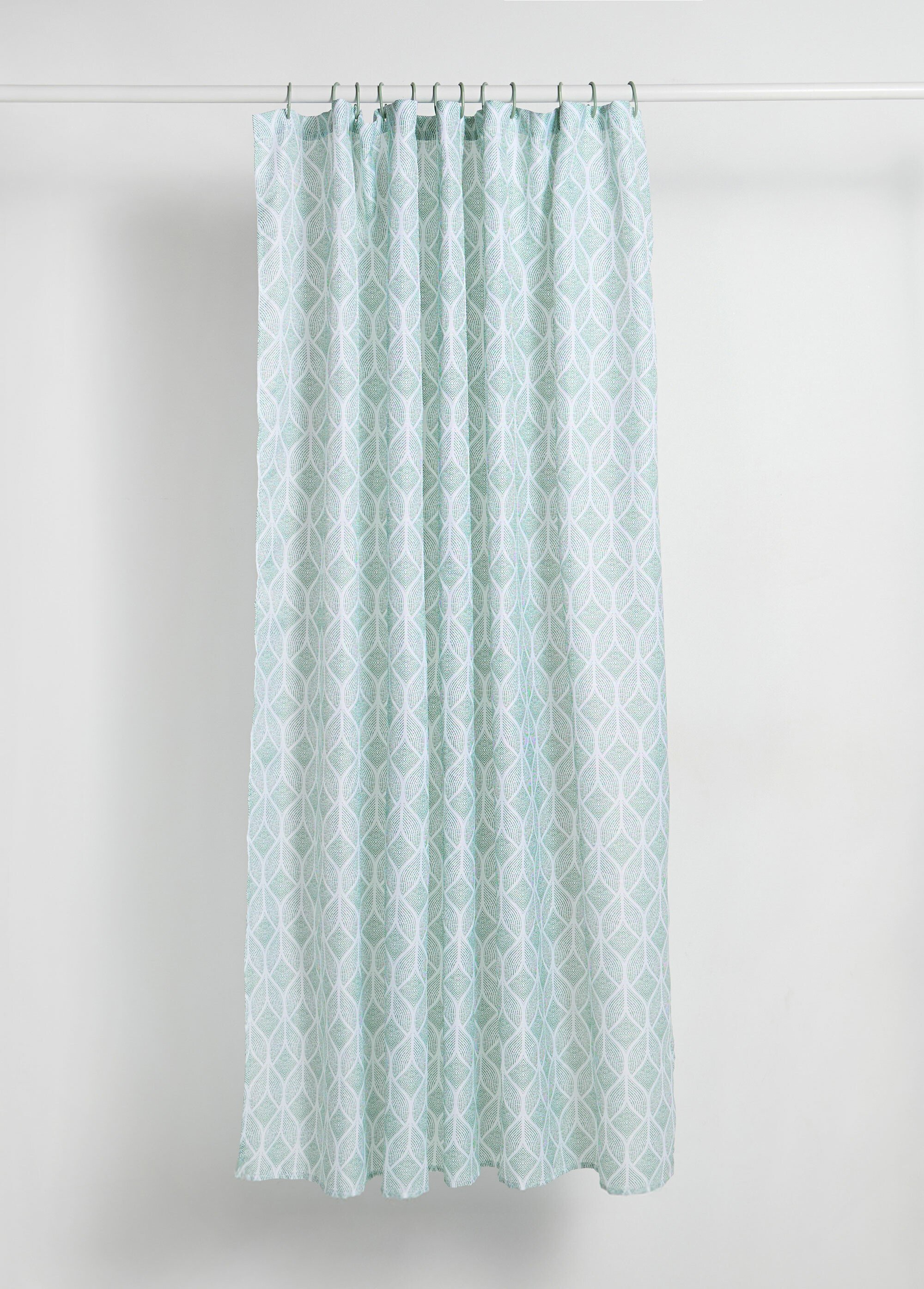 Set SDB 3 pcs Rideau + Tapis + Panier