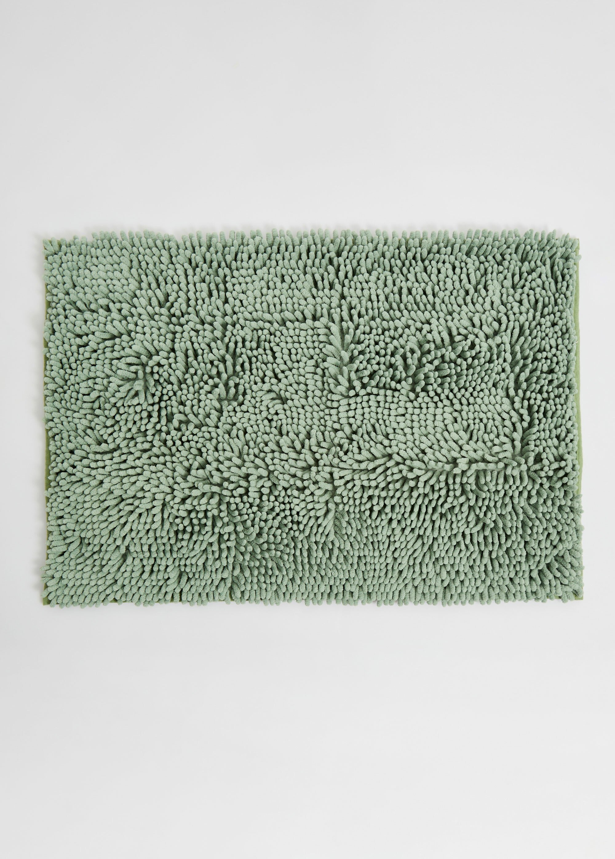 Set SDB 3 pcs Rideau + Tapis + Panier Vert KP-CY2400280 DE2