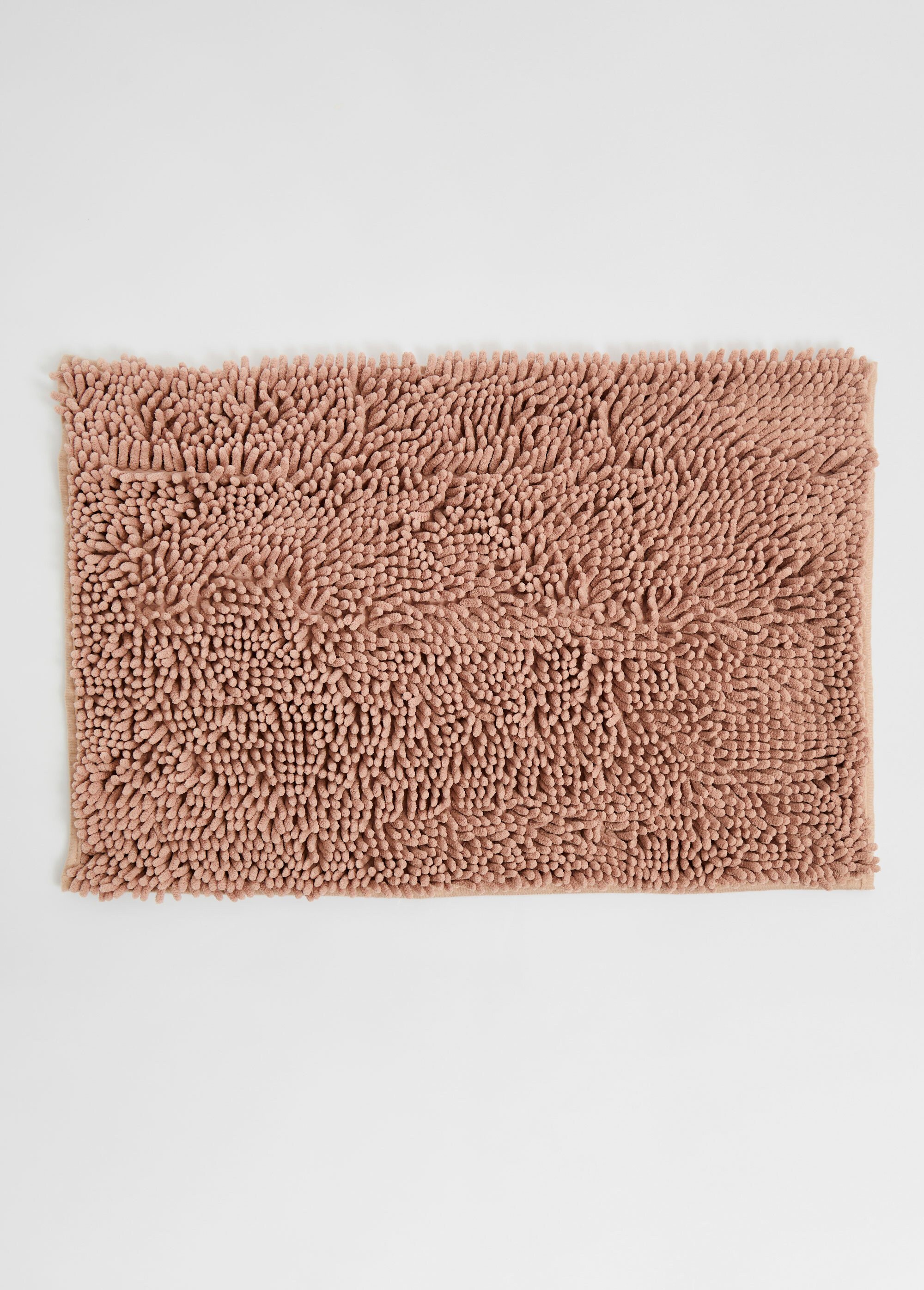 Set SDB 3 pcs Rideau + Tapis + Panier Rose KP-CY2400280 DE2