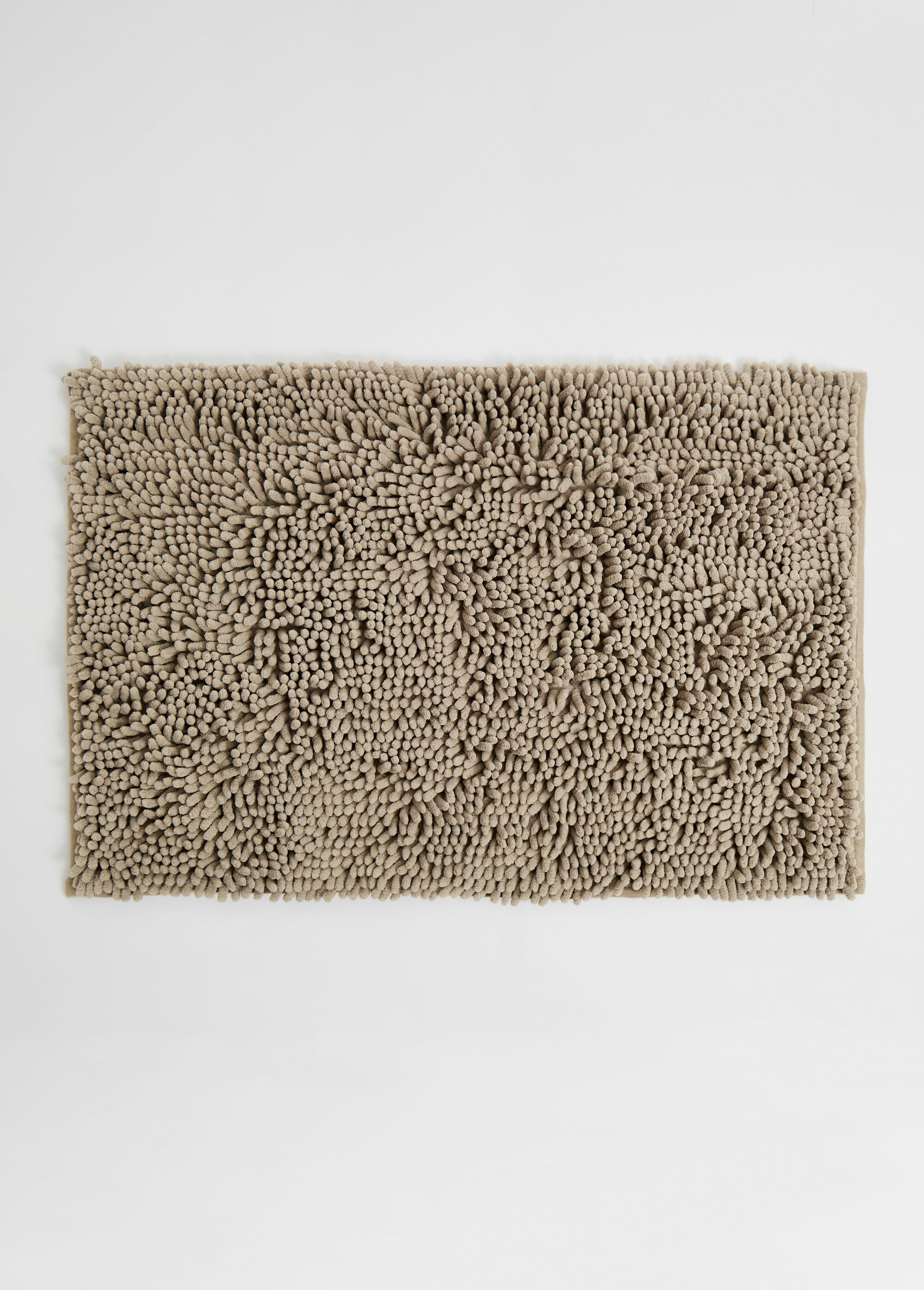 Set SDB 3 pcs Rideau + Tapis + Panier Beige KP-CY2400280 DE2