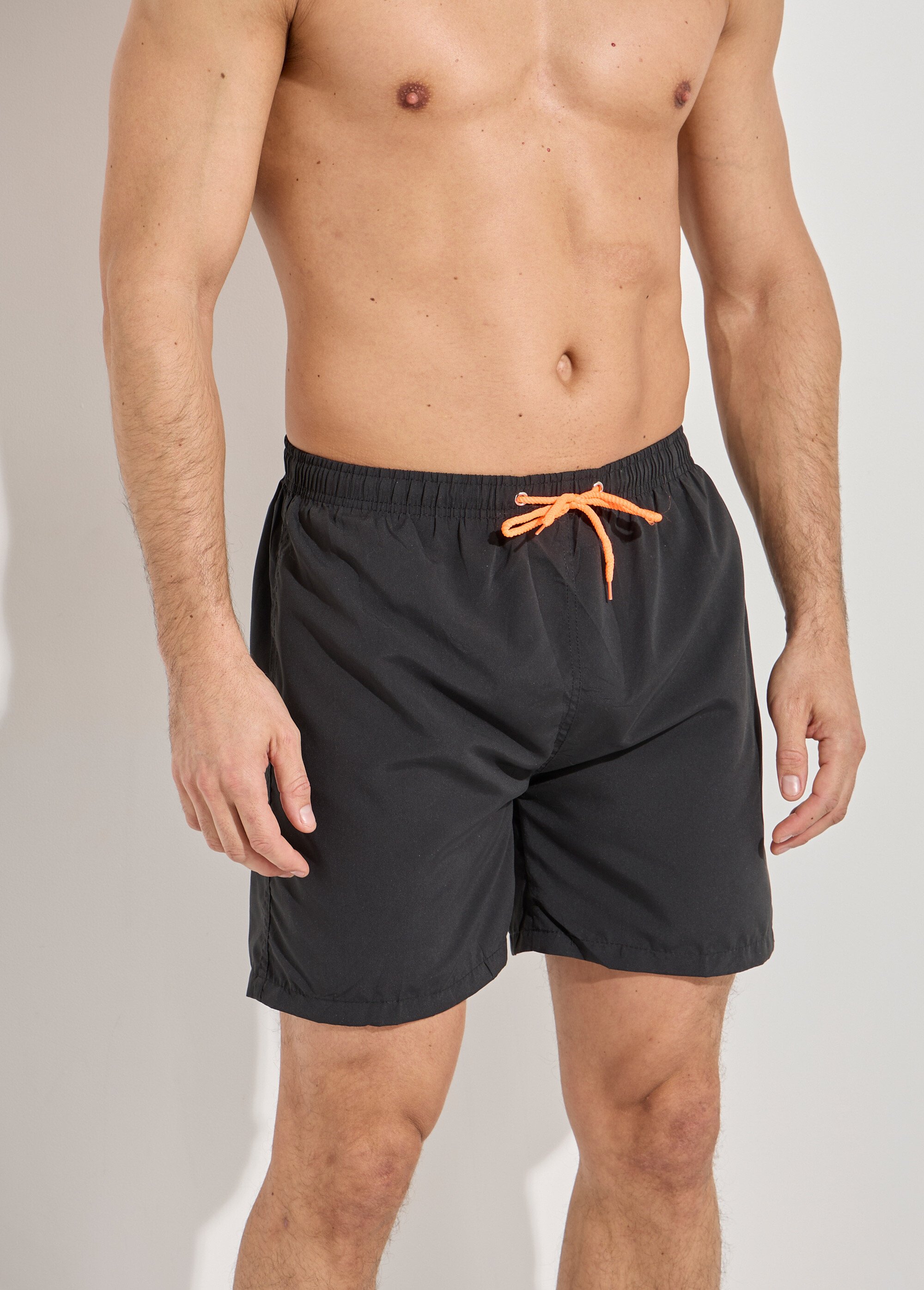 Short de bain avec motif réactif à l'eau Homme Noir SUNSTT255 DE1